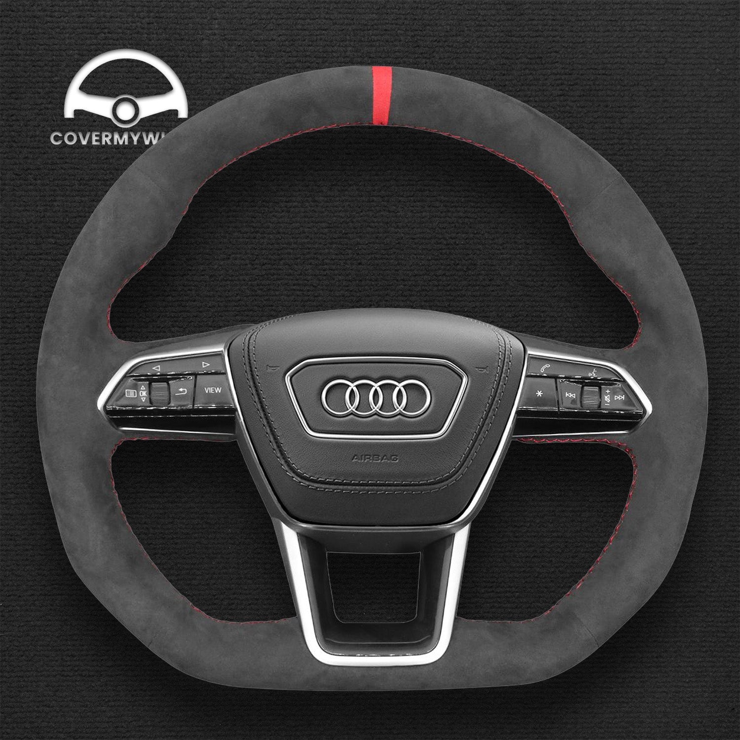 Steering Wheel Cover for Audi A6 S6 RS6 A7 S7 RS7 RS E-Tron Cover My Wheel
