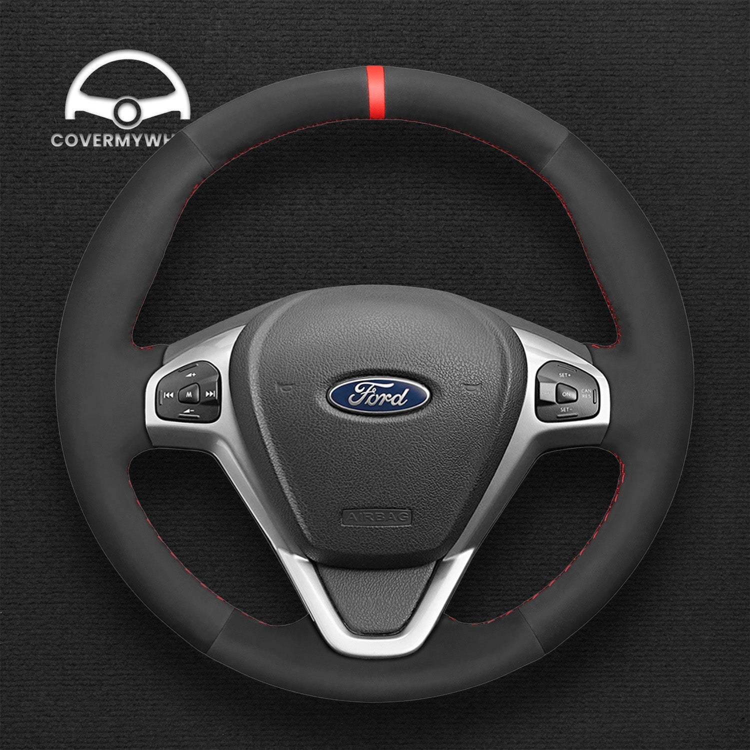 Steering Wheel Cover for Ford Fiesta Ecosport B-MAX Ka(Ka+) Tourneo Transit Cover My Wheel