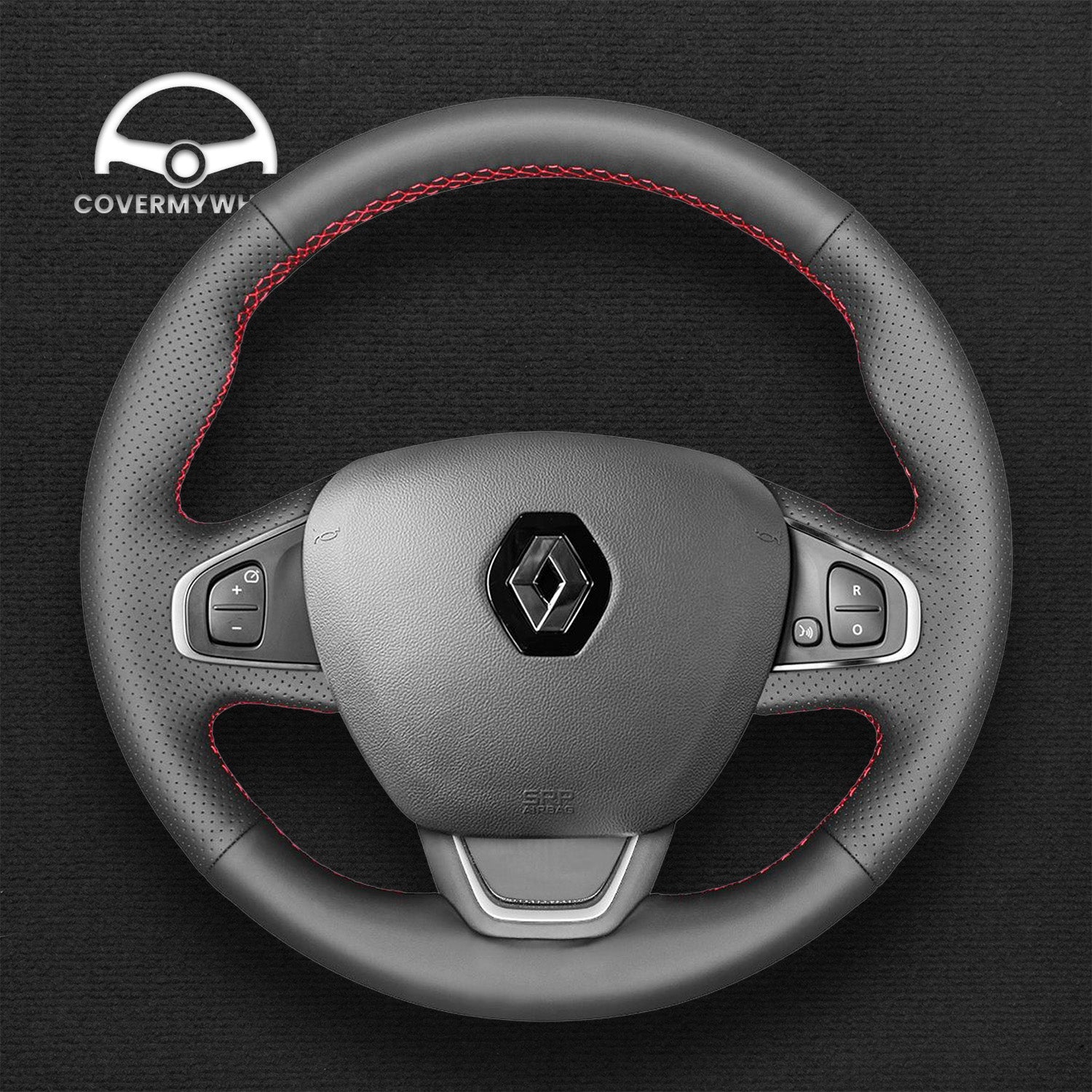 Steering Wheel Cover for Renault Clio IV (RS) Captur Kaptur 2016–2020 Cover My Wheel