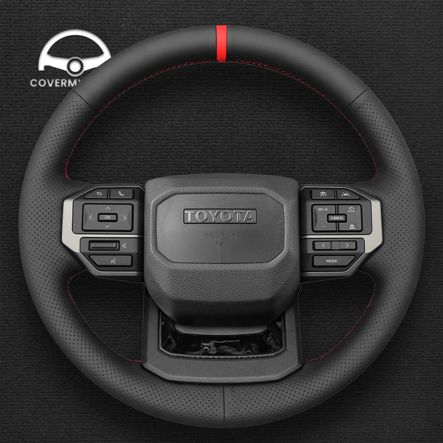 Steering Wheel Cover for Toyota Land Cruiser 2024 Cover My Wheel