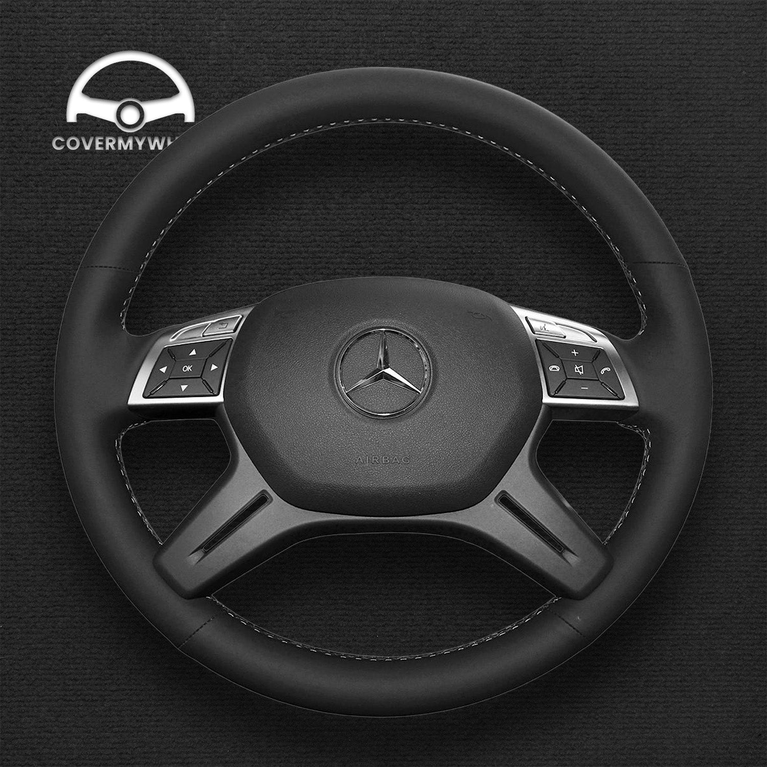 Steering Wheel Cover for Mercedes W463 X166 W166 Cover My Wheel