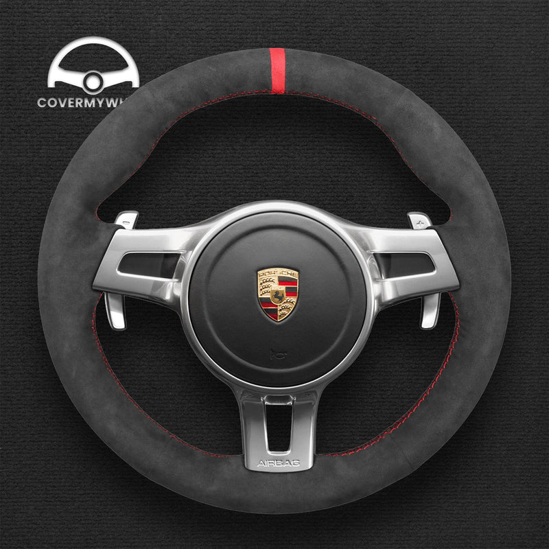 Steering Wheel Cover for Porsche 911 981 Cayenne Panamera 2009-2016 Cover My Wheel