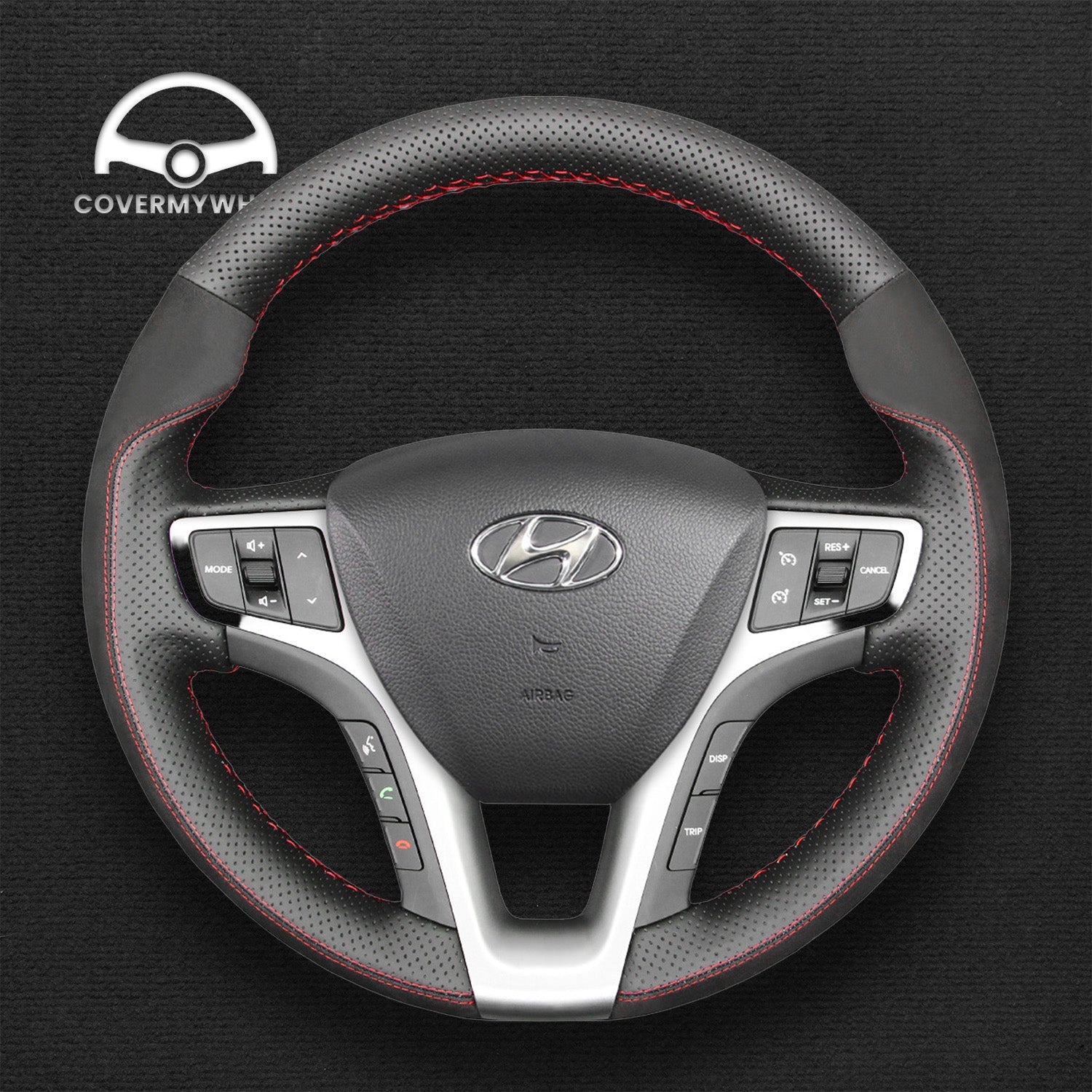 Steering Wheel Cover for Hyundai i40 2011-2020 Cover My Wheel