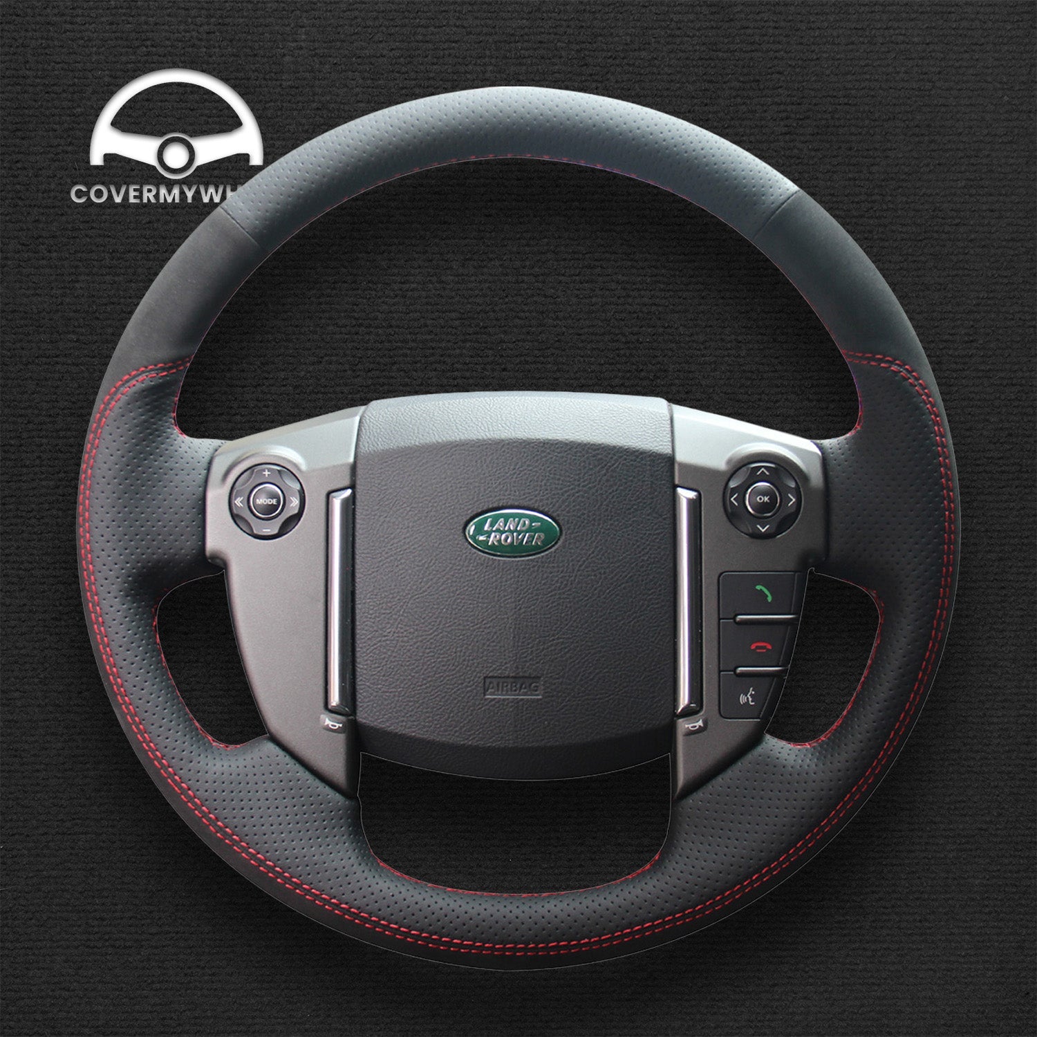 Steering Wheel Cover for Land Rover L320 L359 L319 2009-2017 Cover My Wheel