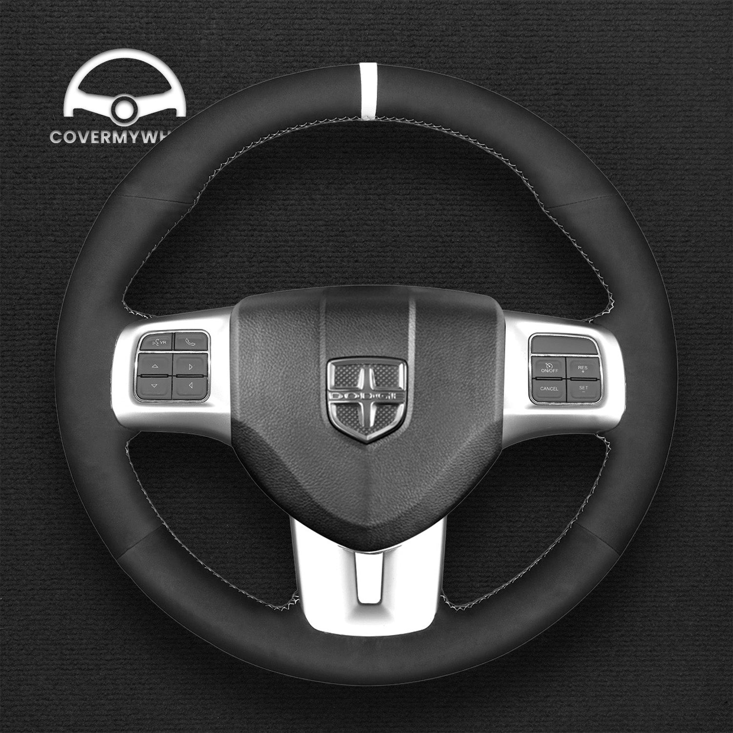 Steering Wheel Cover for Dodge Dart 2013-2016 Cover My Wheel