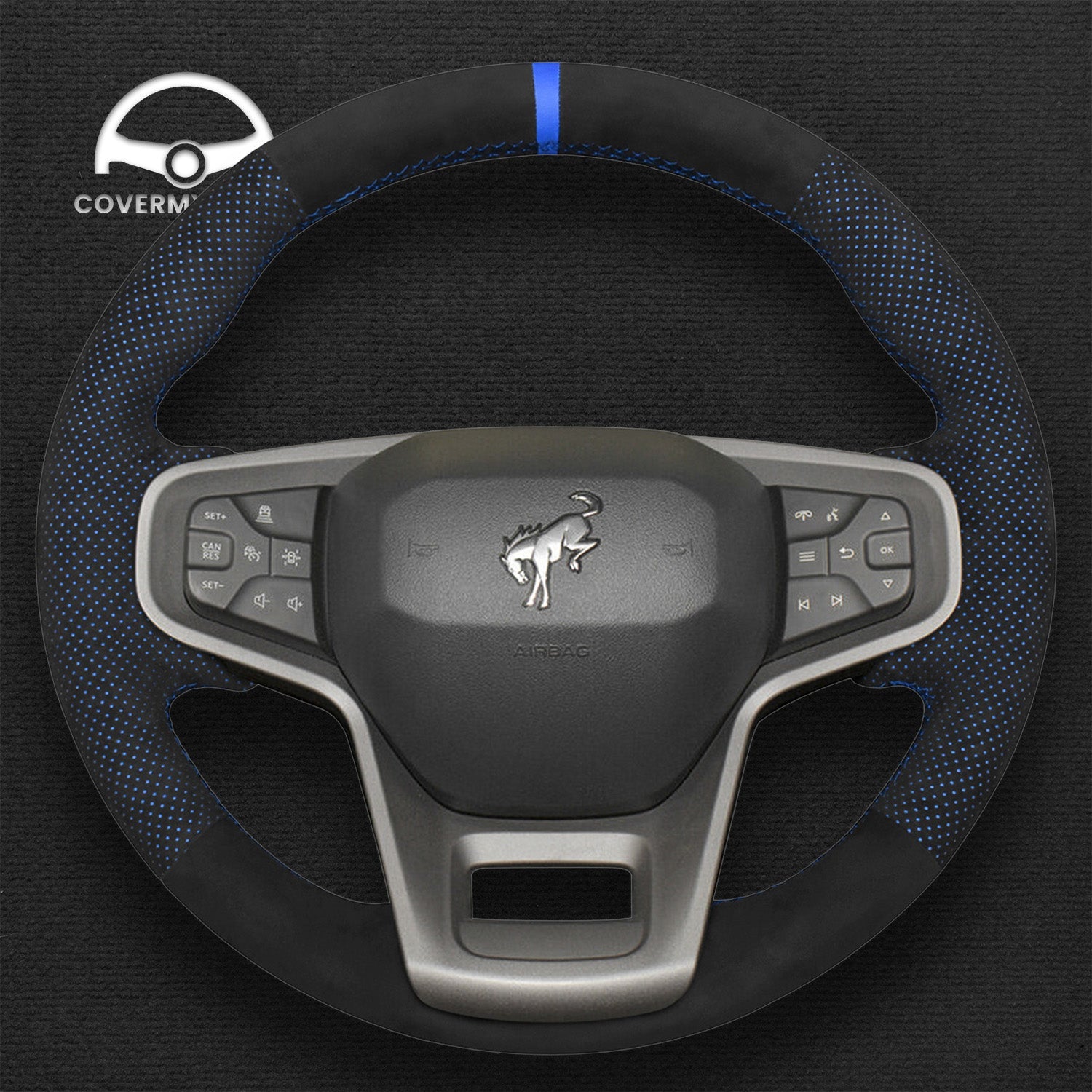 Steering Wheel Cover for Ford Bronco 2021-2024 Cover My Wheel