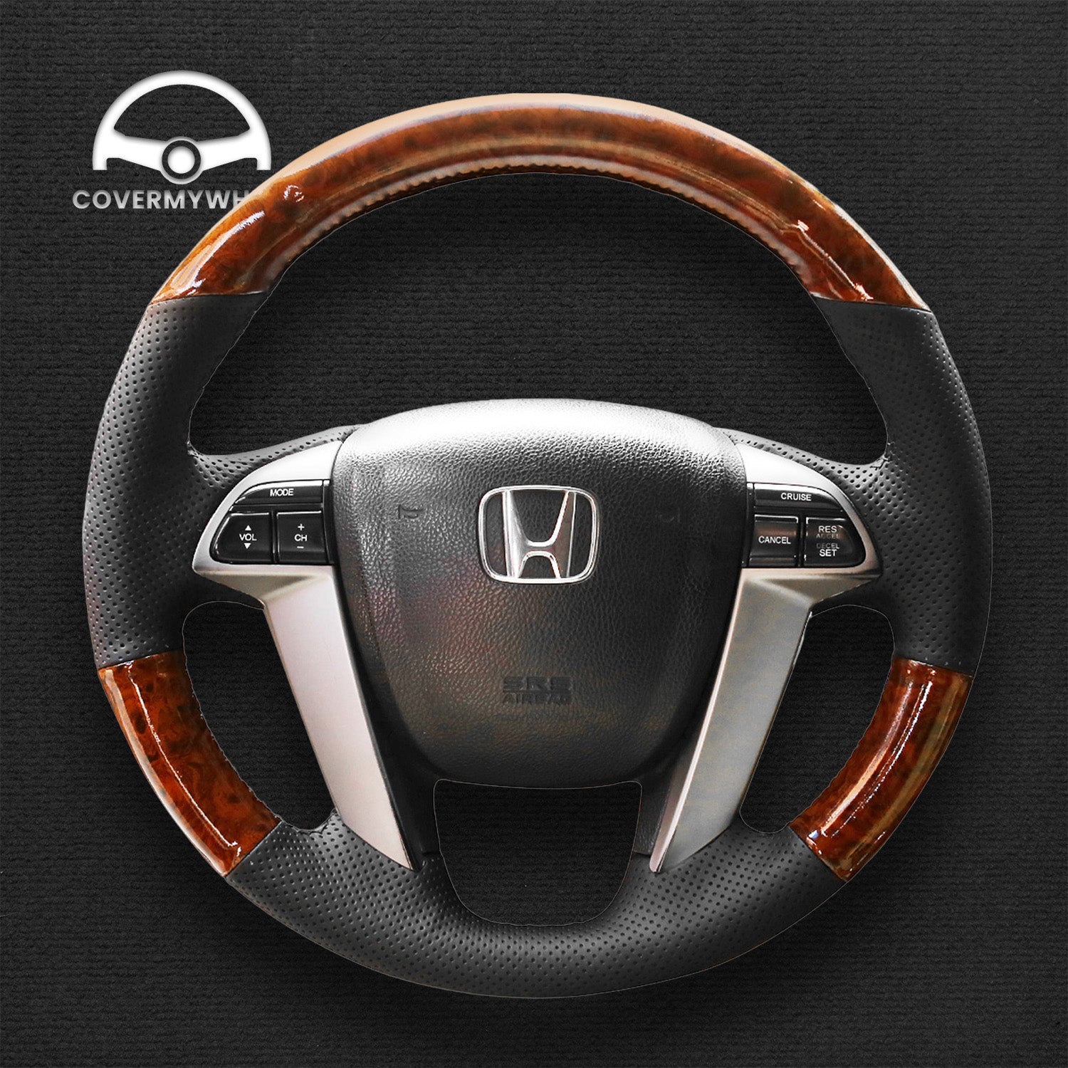 Steering Wheel Cover for Honda Accord 8  Odyssey  Crosstour  Pilot Cover My Wheel