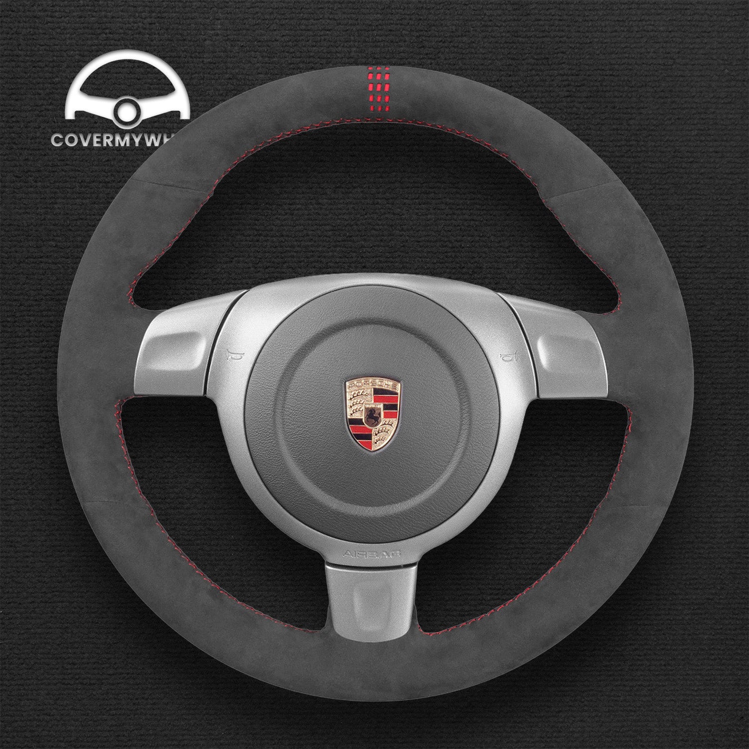 Steering Wheel Cover for Porsche 911 (997) Boxster (987) Cayman (987) 2005-2009