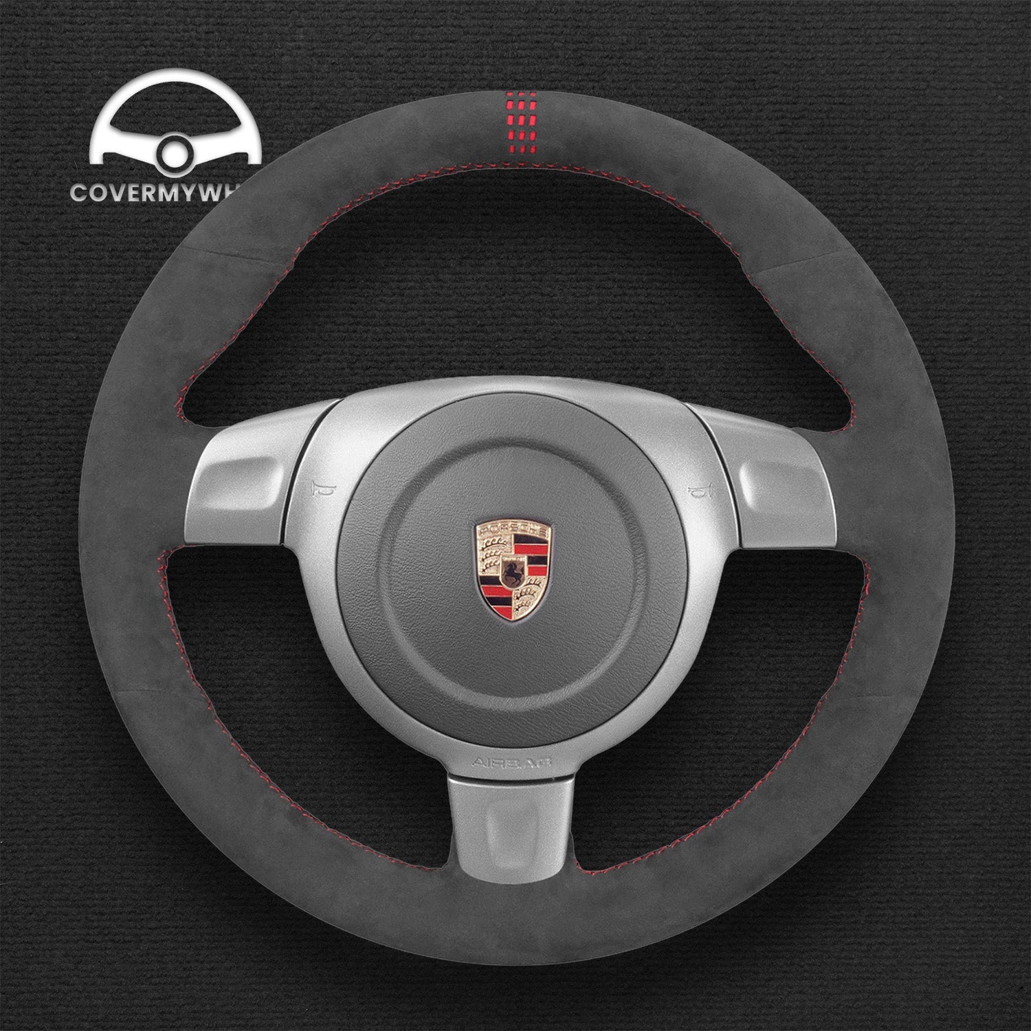 Steering Wheel Cover for Porsche 911 (997) Boxster (987) Cayman (987) 2005-2009 Cover My Wheel