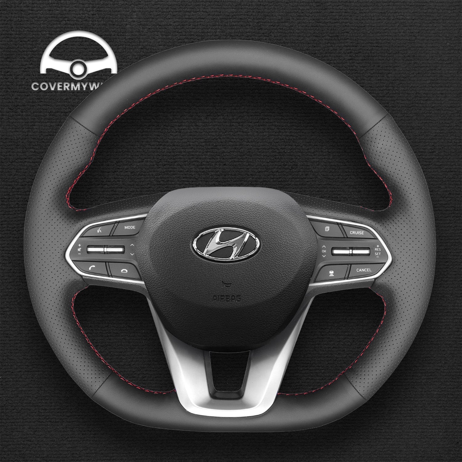 Steering Wheel Cover for Hyundai Santa Fe 2019-2020  Palisade 2020 Cover My Wheel