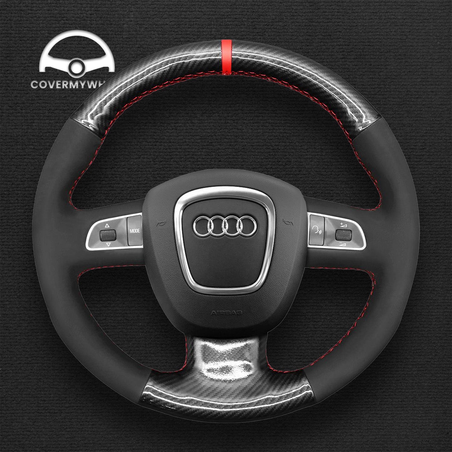 Steering Wheel Cover for Audi 8P B8 B7 8T C6 D3 8R 4L 8P B8 B7 8T Cover My Wheel