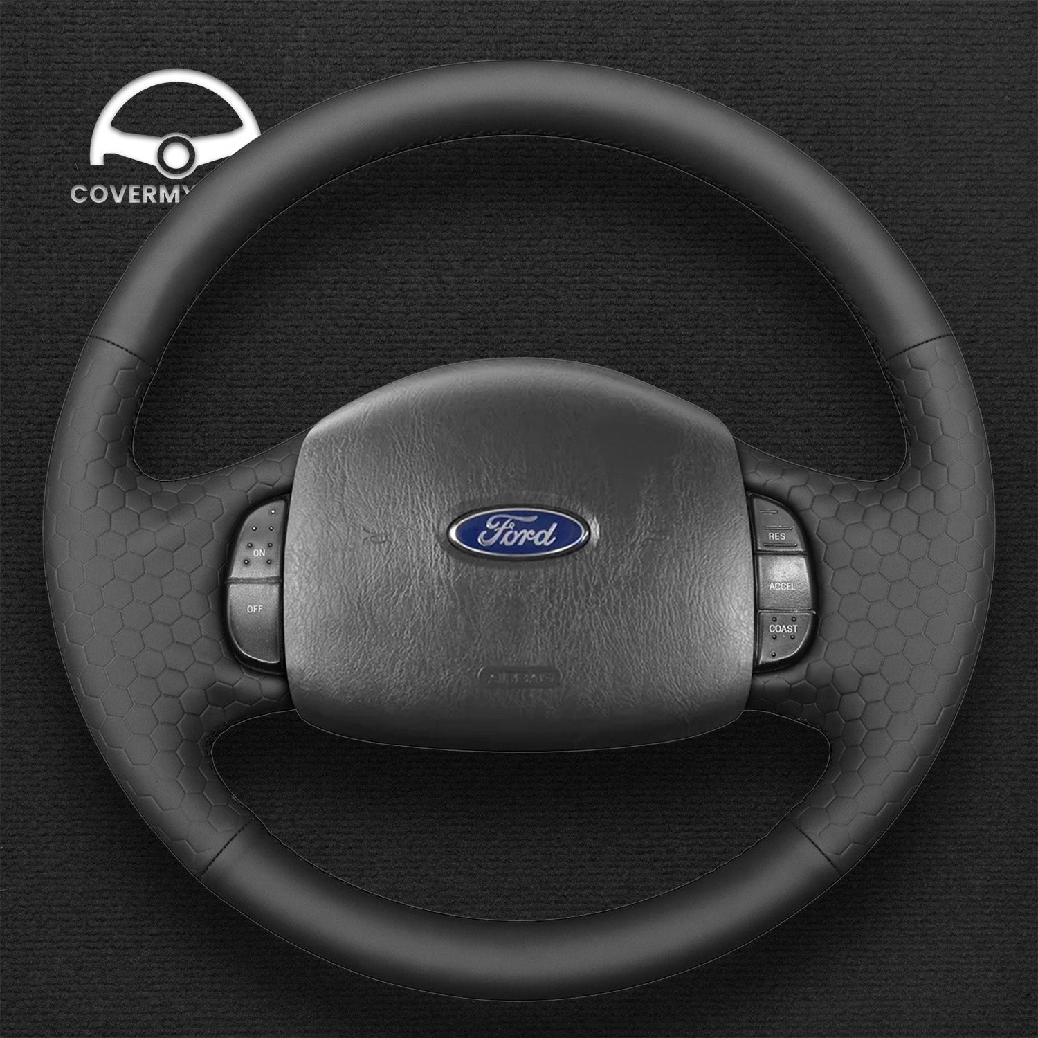 Steering Wheel Cover for Ford F150 F250 F350 Expedition Excursion 1997-2003 Cover My Wheel