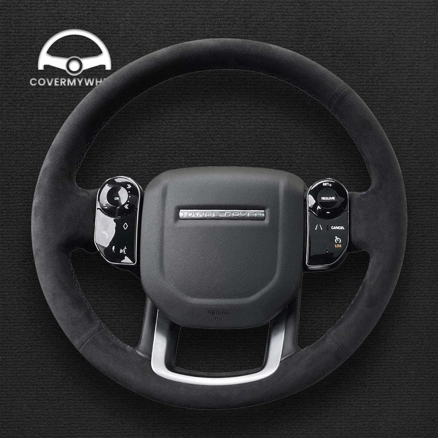 Steering Wheel Cover for Land Rover Range Rover Sport II 2018-2022 Range Rover Velar 2018-2020 Cover My Wheel