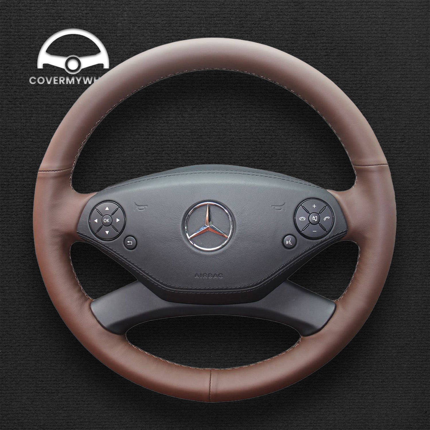 Steering Wheel Cover for Mercedes C216 W221 Cover My Wheel