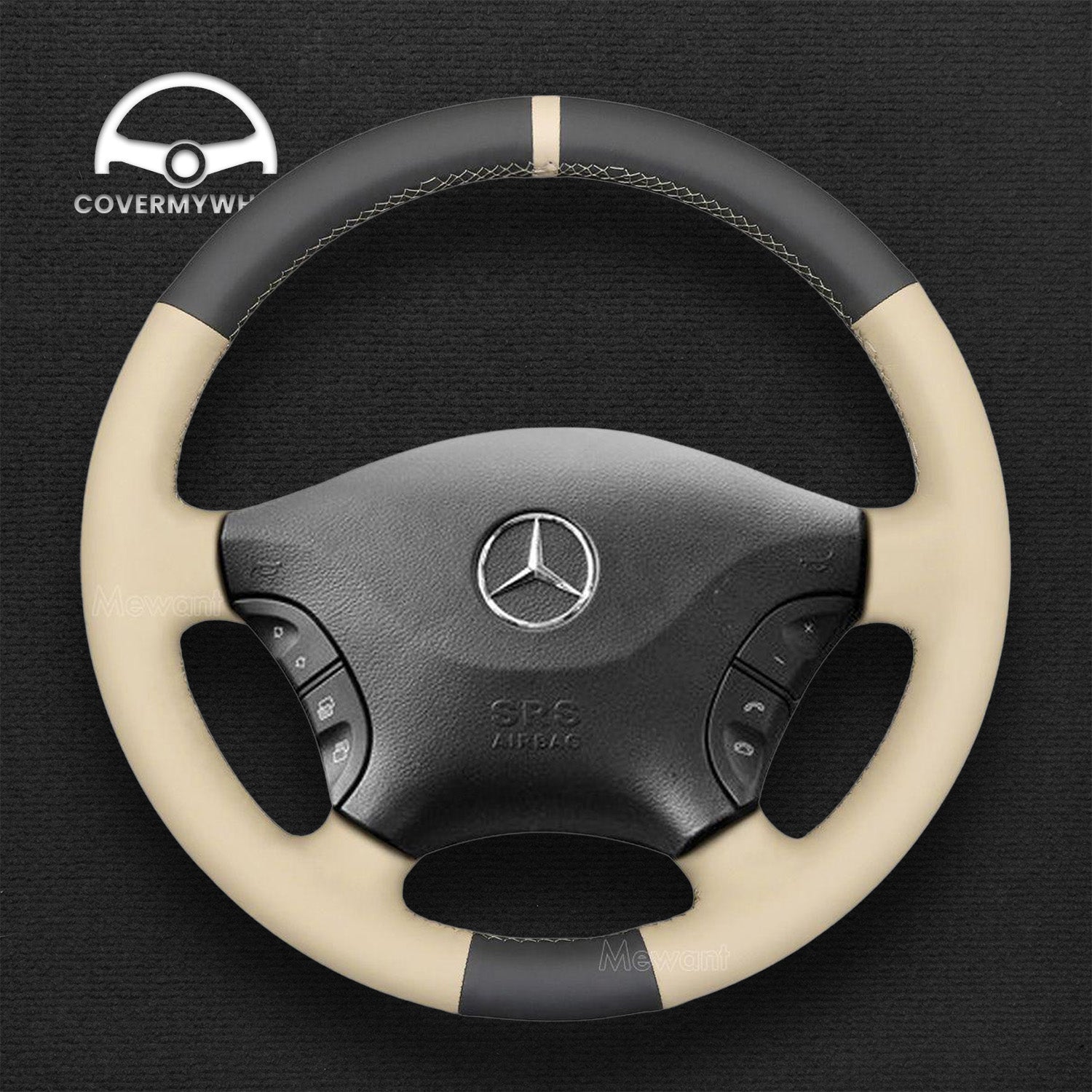 Steering Wheel Cover for Mercedes Sprinter 2010-2013 Cover My Wheel