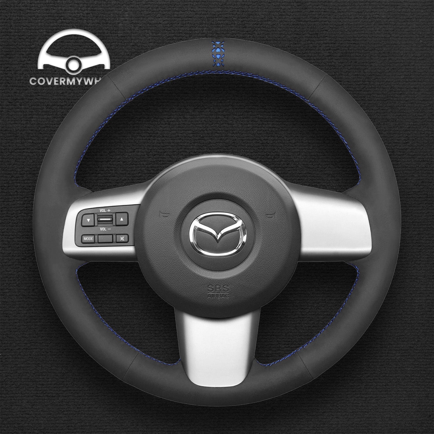 Steering Wheel Cover for Mazda 2 2008-2014 Cover My Wheel