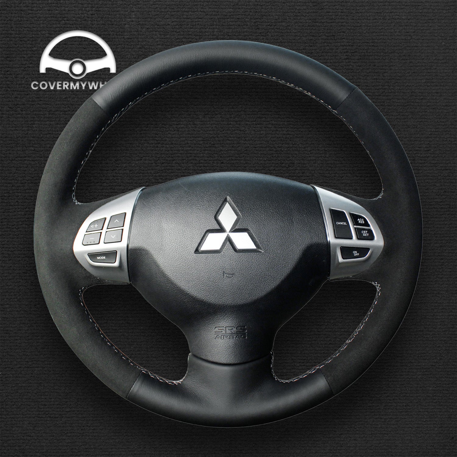 Steering Wheel Cover for Mitsubishi Lancer Outlander ASX Colt Pajero Sport 2006–2016 Cover My Wheel