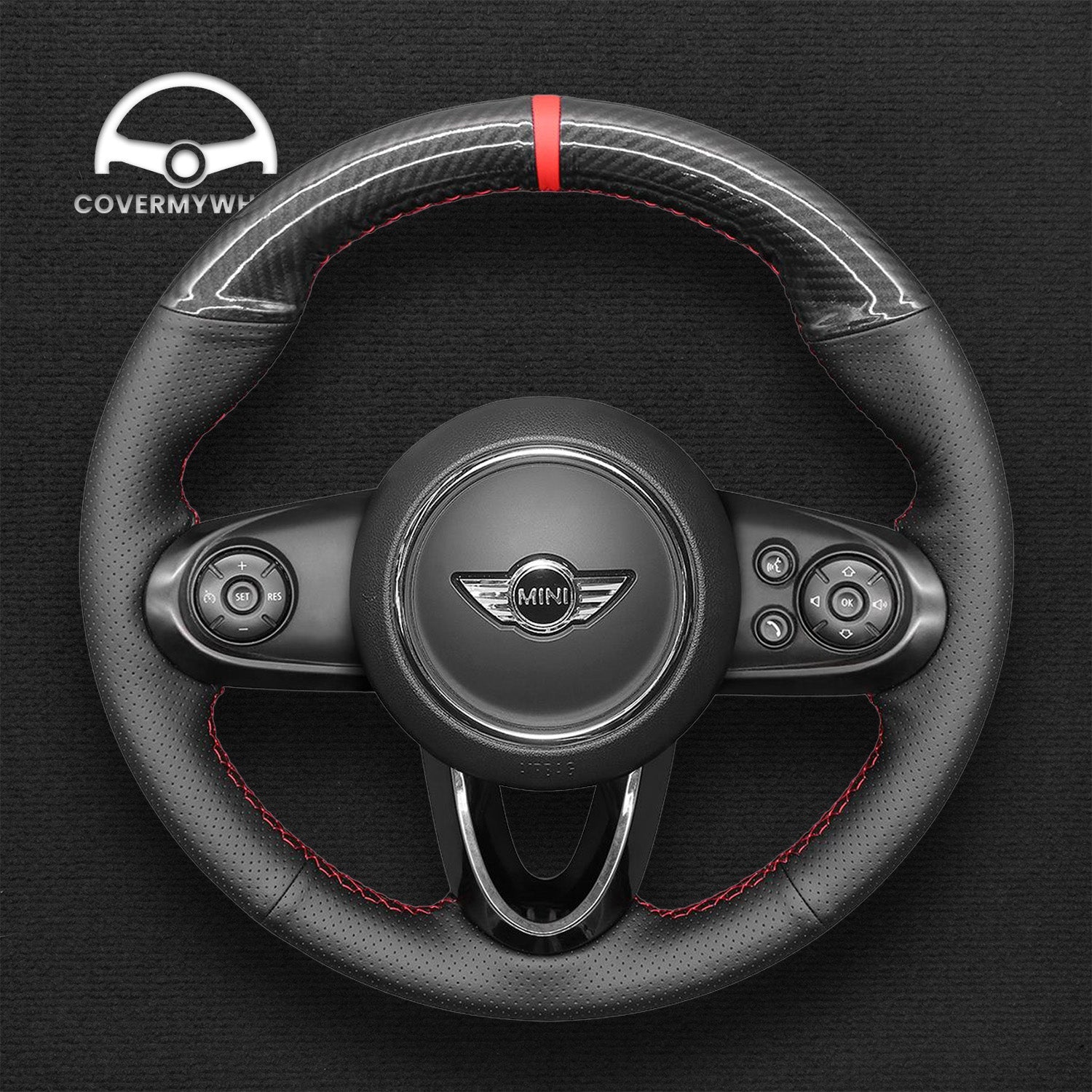 Steering Wheel Cover for Mini Clubman Countryman Convertible 2014-2020 Cover My Wheel