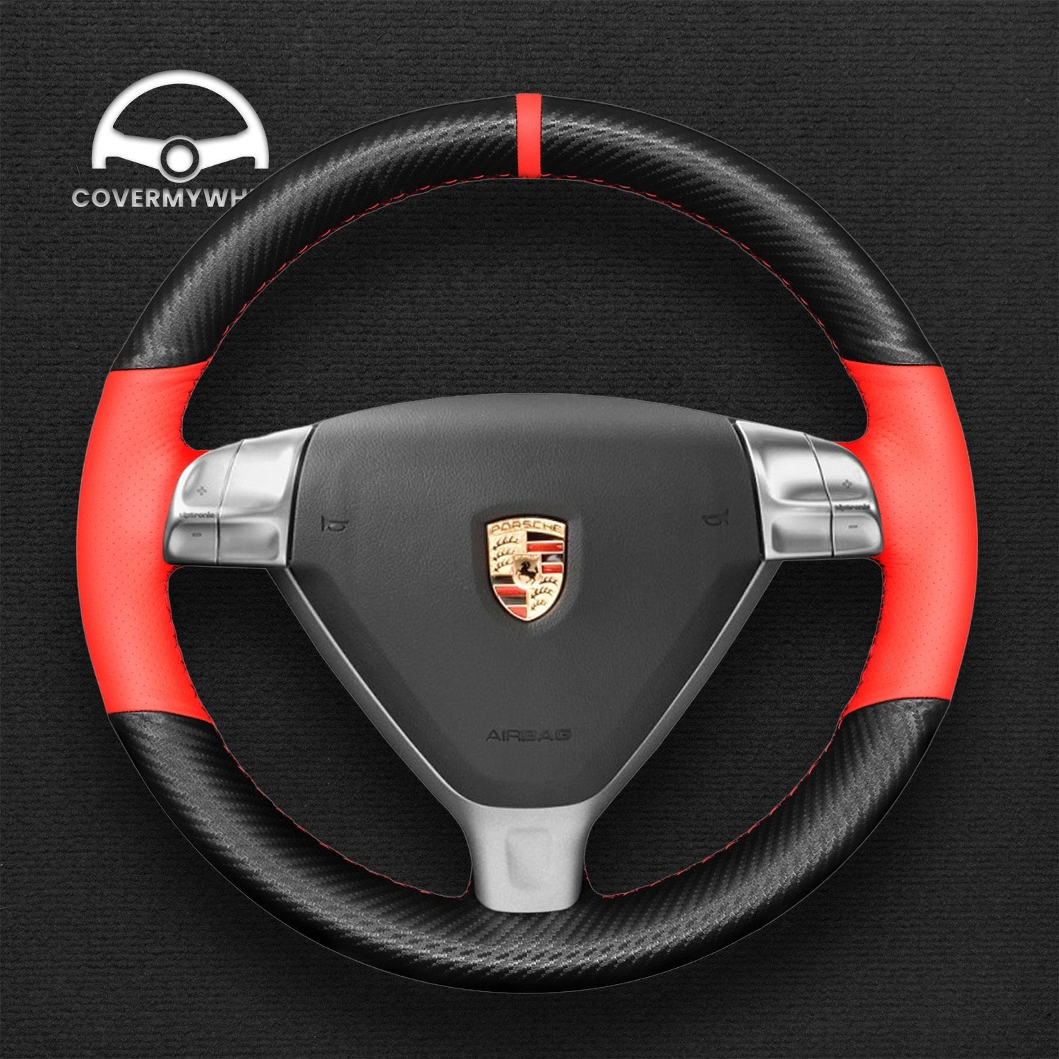 Steering Wheel Cover for Porsche 911 (997) Boxster (987) Cayman (987) Cover My Wheel