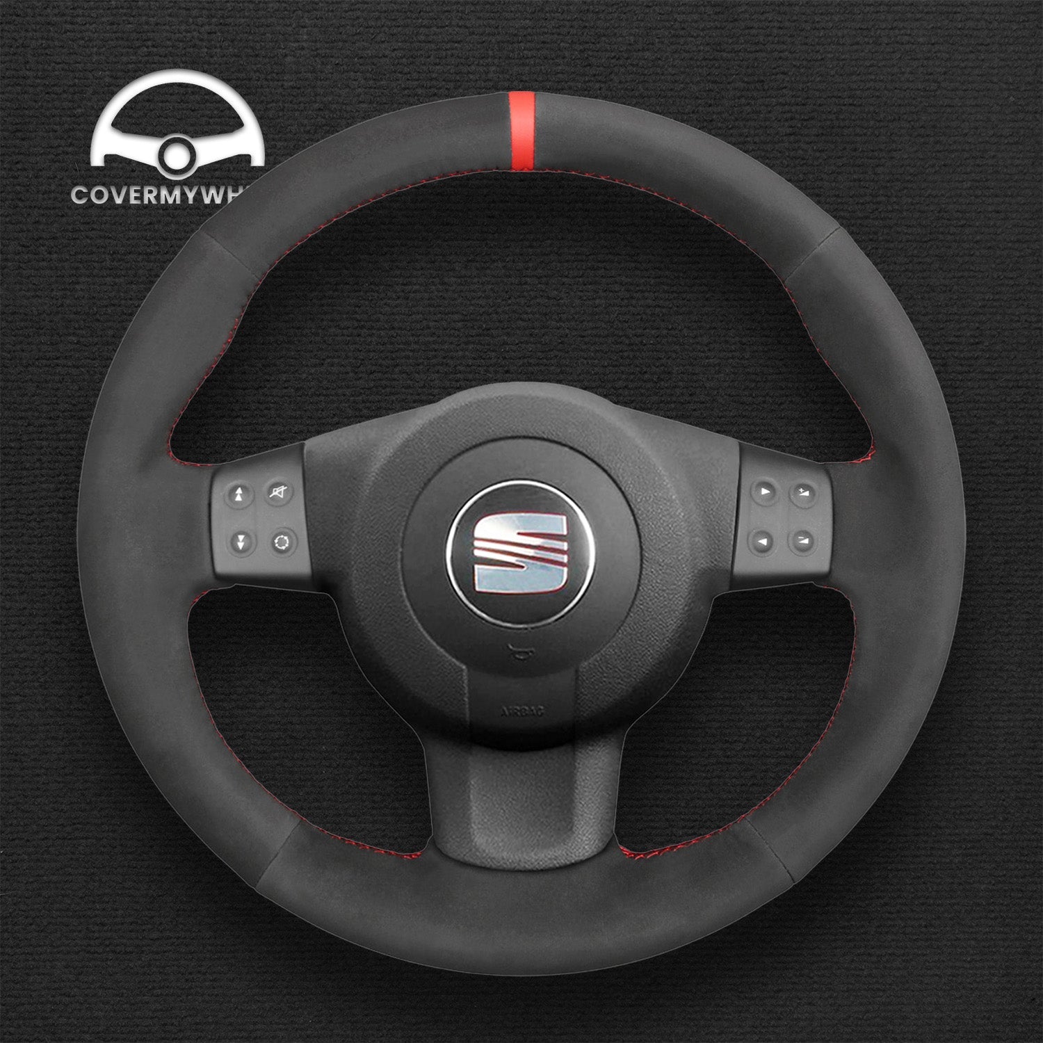 Steering Wheel Cover for SEAT Leon Ibiza Altea Altea XL Toledo 2004–2009 Cover My Wheel
