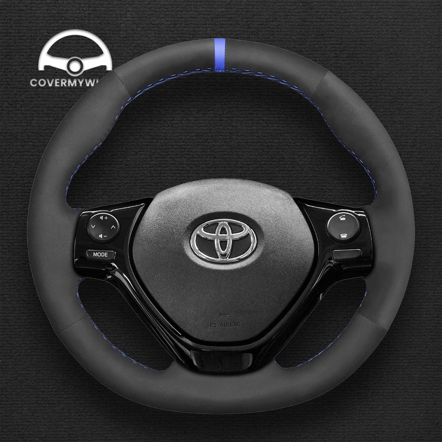 Steering Wheel Cover for Toyota Aygo 2 2014-2021 Cover My Wheel