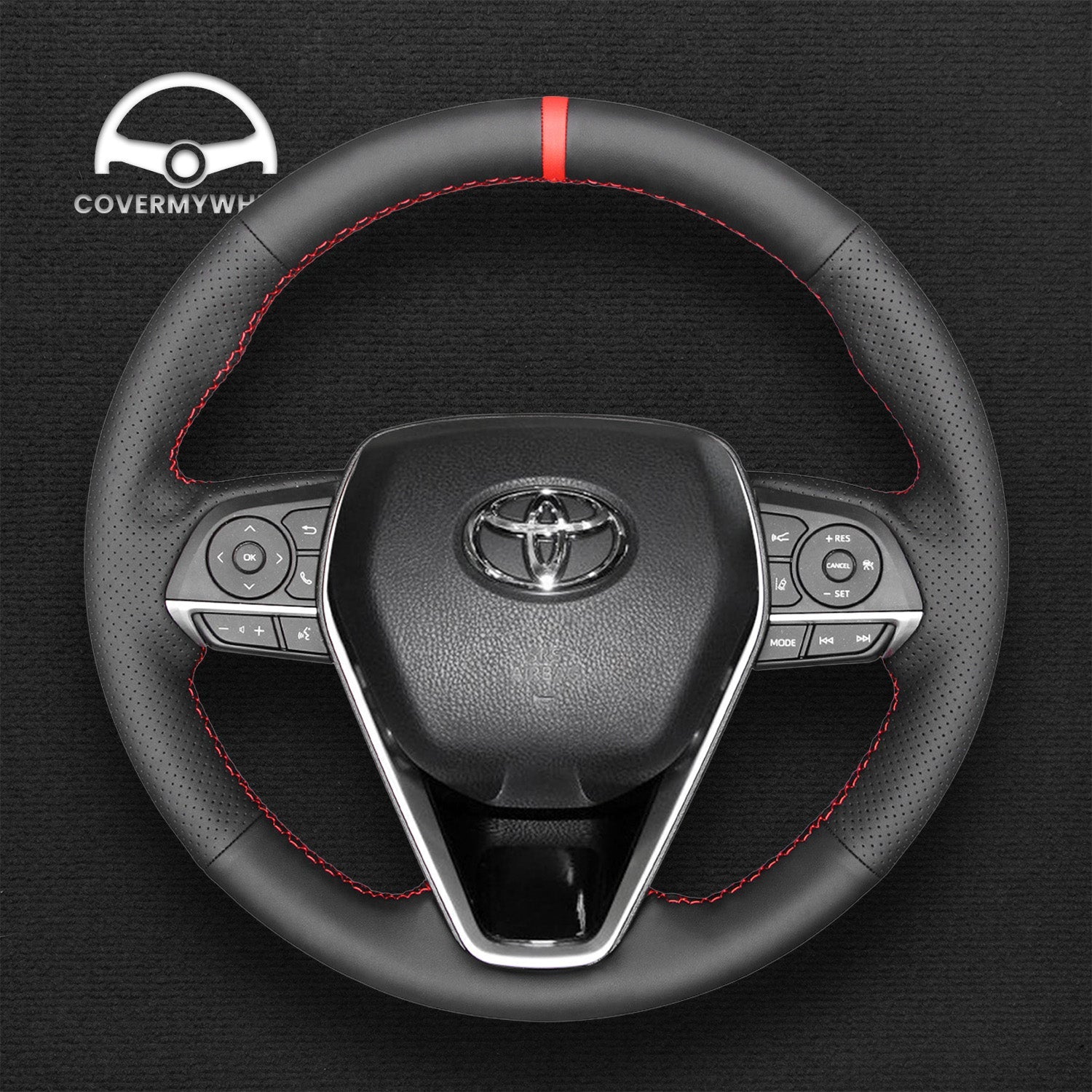 Steering Wheel Cover for Toyota Corolla RAV4 Camry Avalon 2018-2024 Cover My Wheel