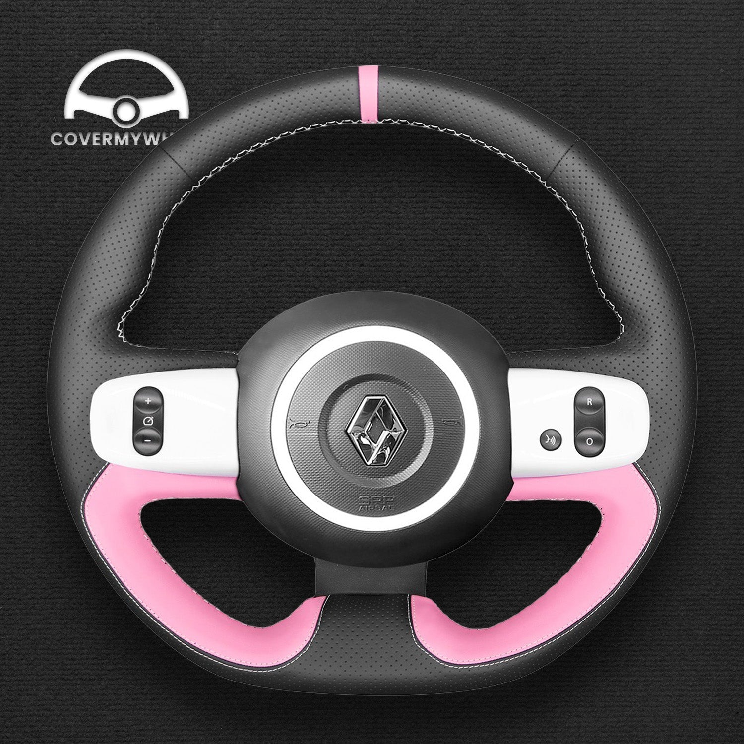Steering Wheel Cover for Renault Twingo III 2014–2020 Cover My Wheel