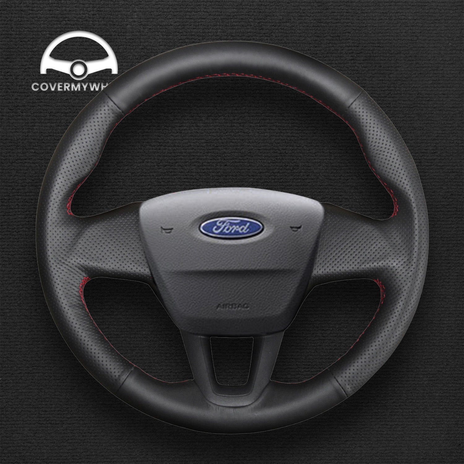 Steering Wheel Cover for Ford Focus 3 2015-2018 Cover My Wheel
