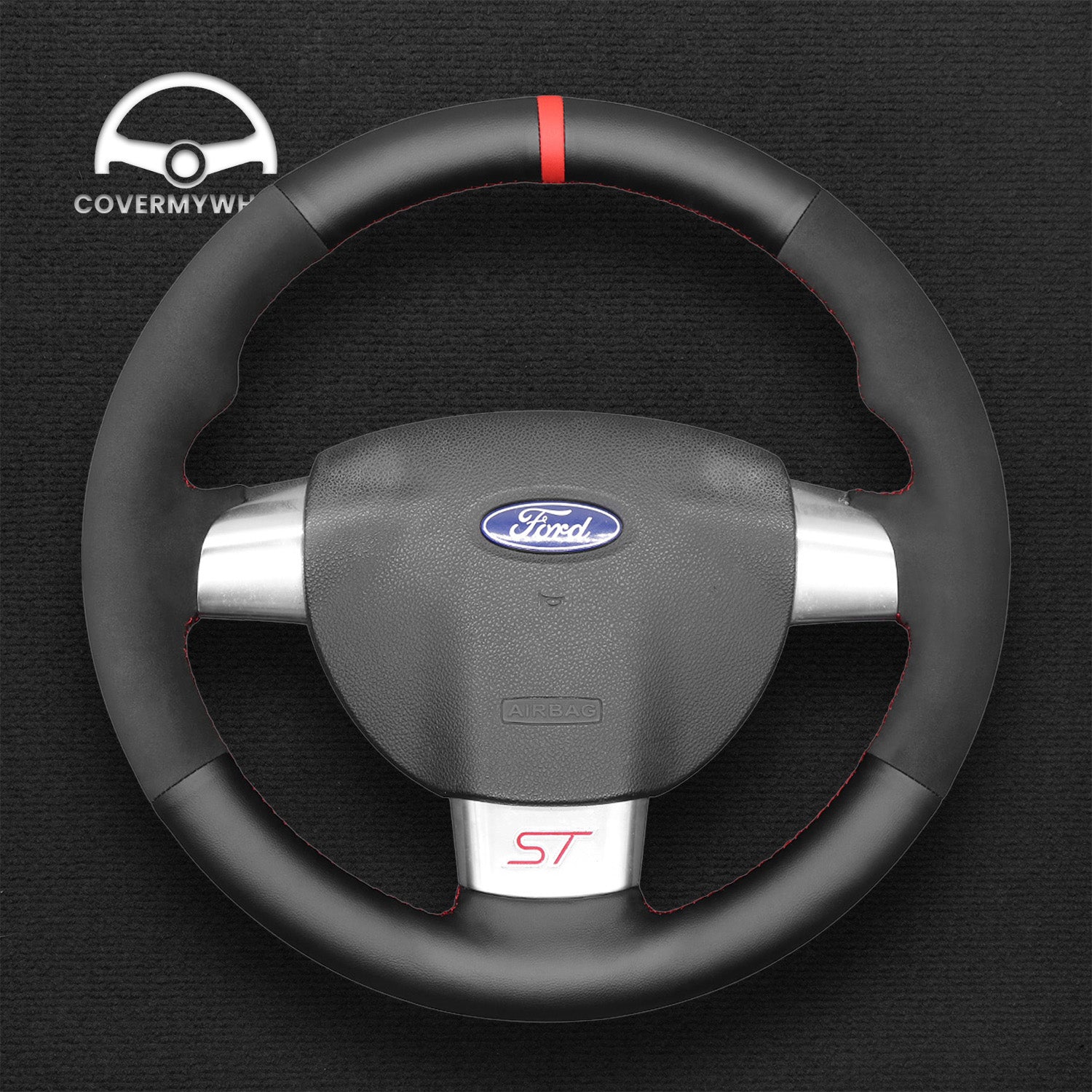Steering Wheel Cover for Ford Focus ST 2005-2012 Focus RS 2009-2011