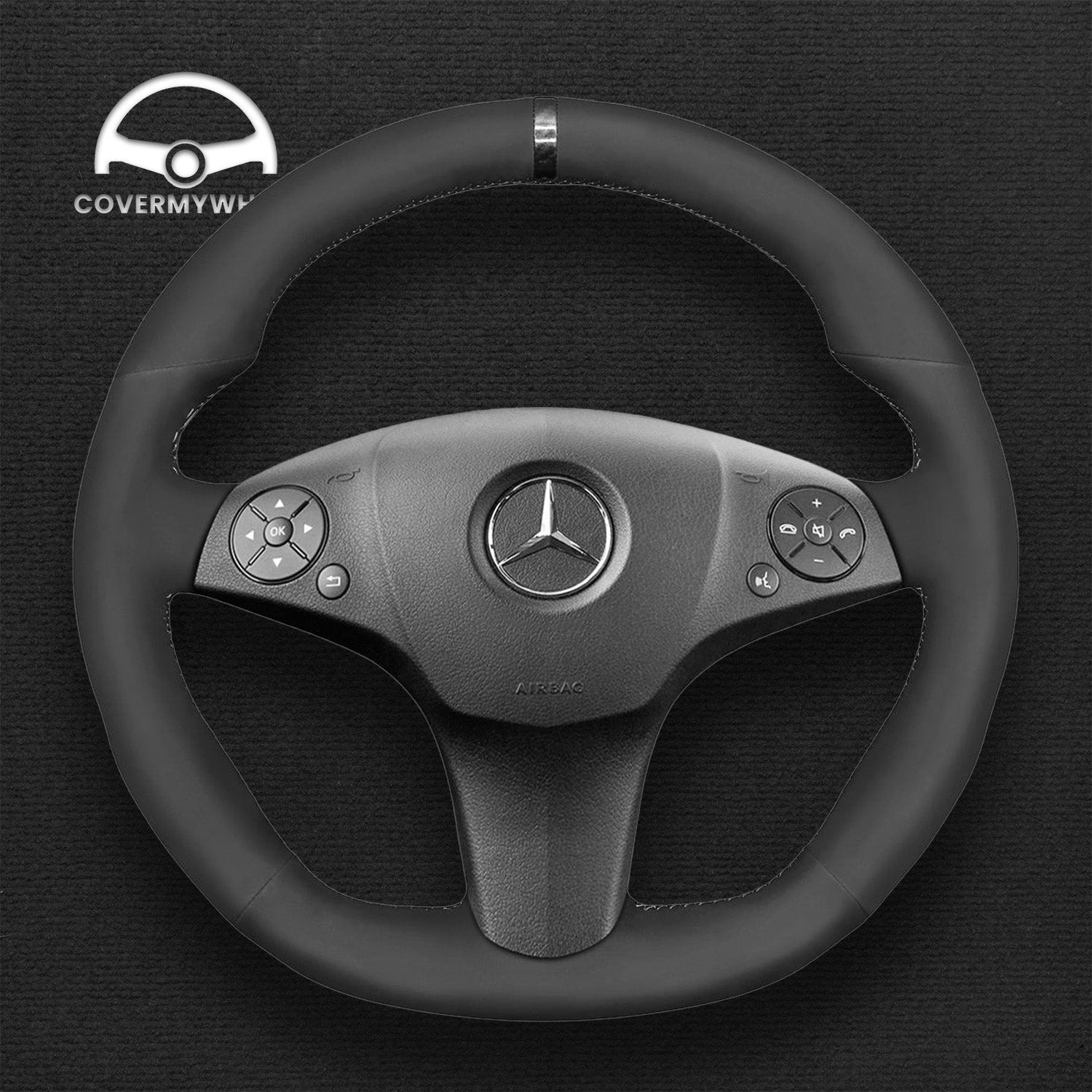 Steering Wheel Cover for Mercedes W204 C219 W212 R230 R197 Cover My Wheel