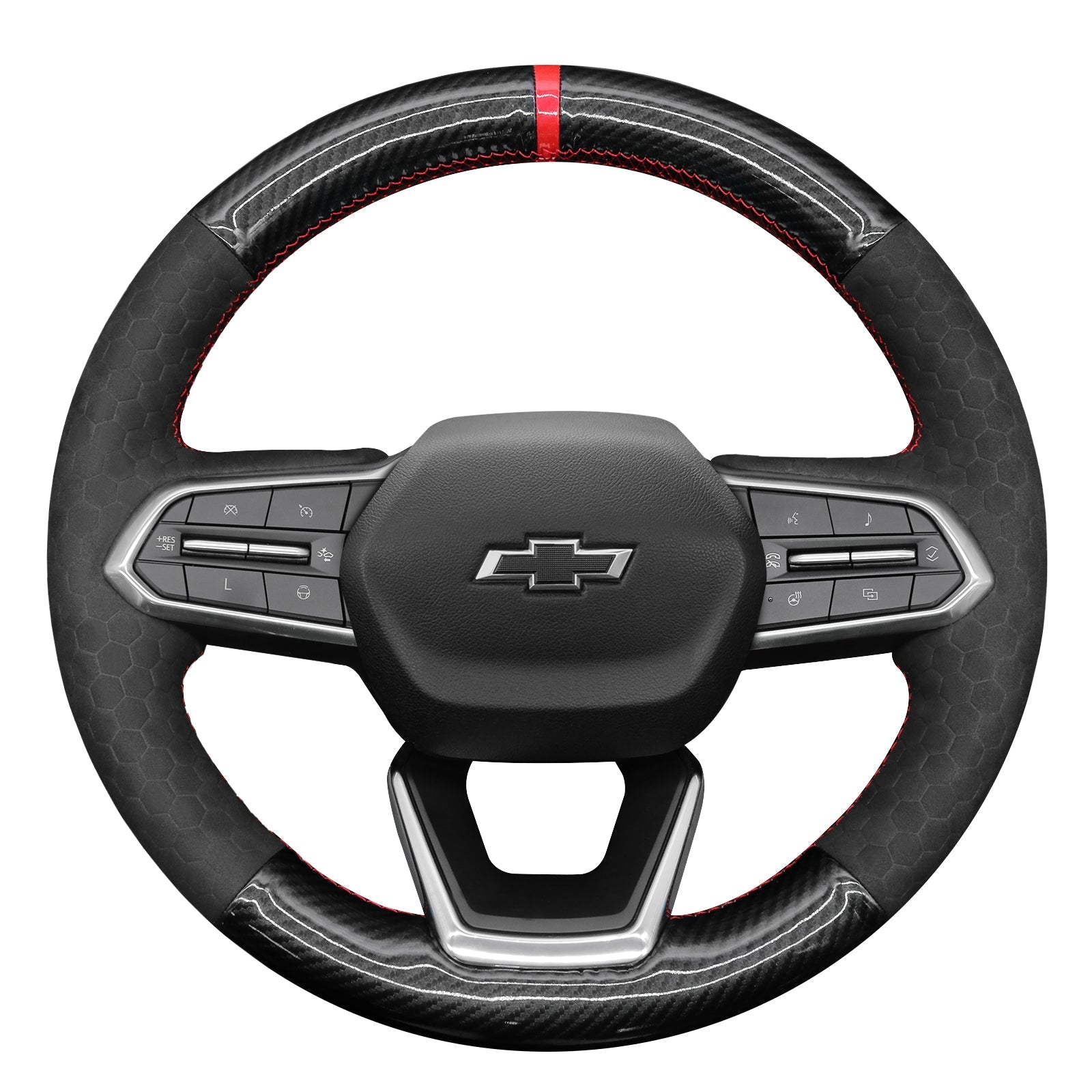 Steering Wheel Cover for Chevrolet Equinox, Silverado EV, Traverse, Blazer EV, Tahoe & Suburban (2024–2025) Cover My Wheel