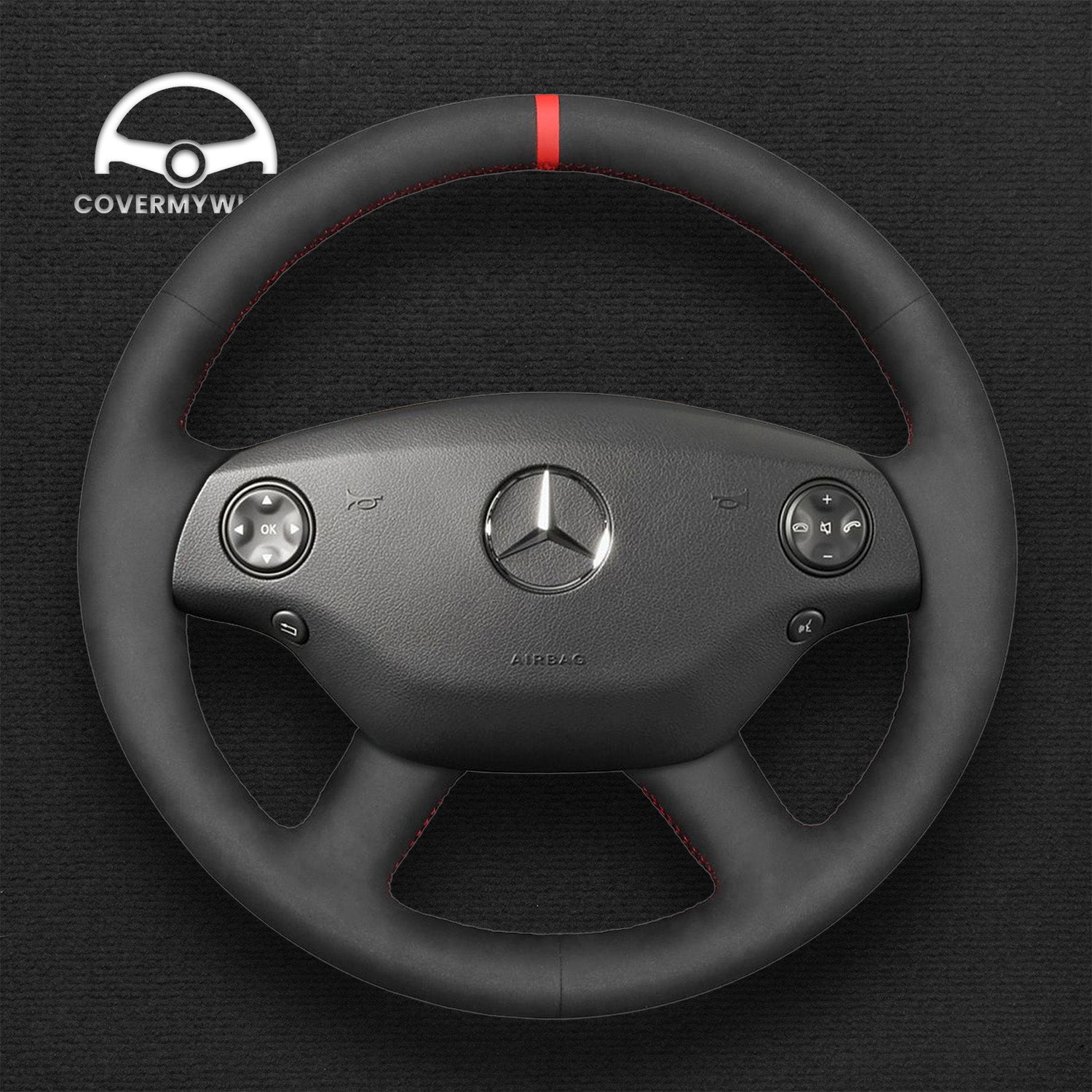 Steering Wheel Cover for Mercedes C216 W221