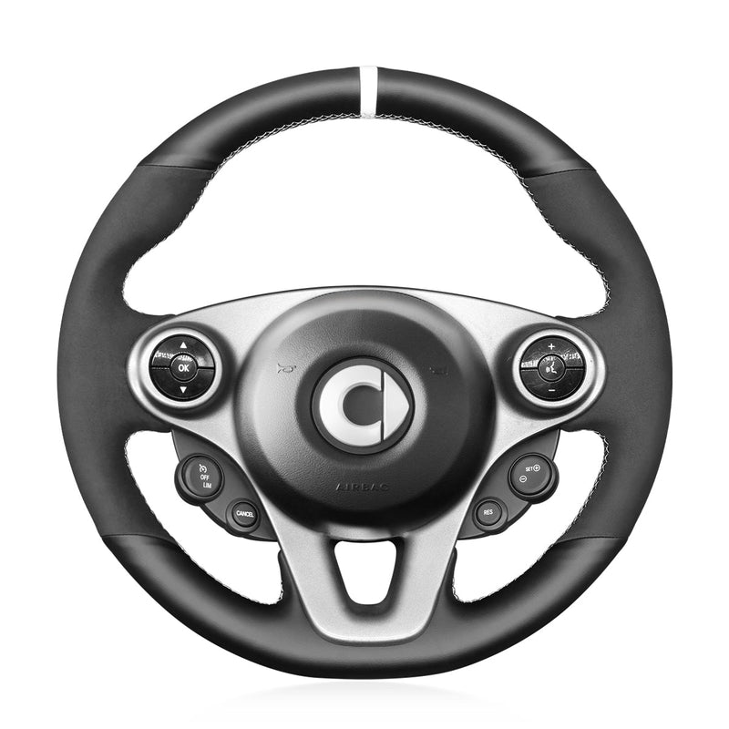 Steering Wheel Cover for Smart Fortwo & Forfour (2015–2017) Cover My Wheel