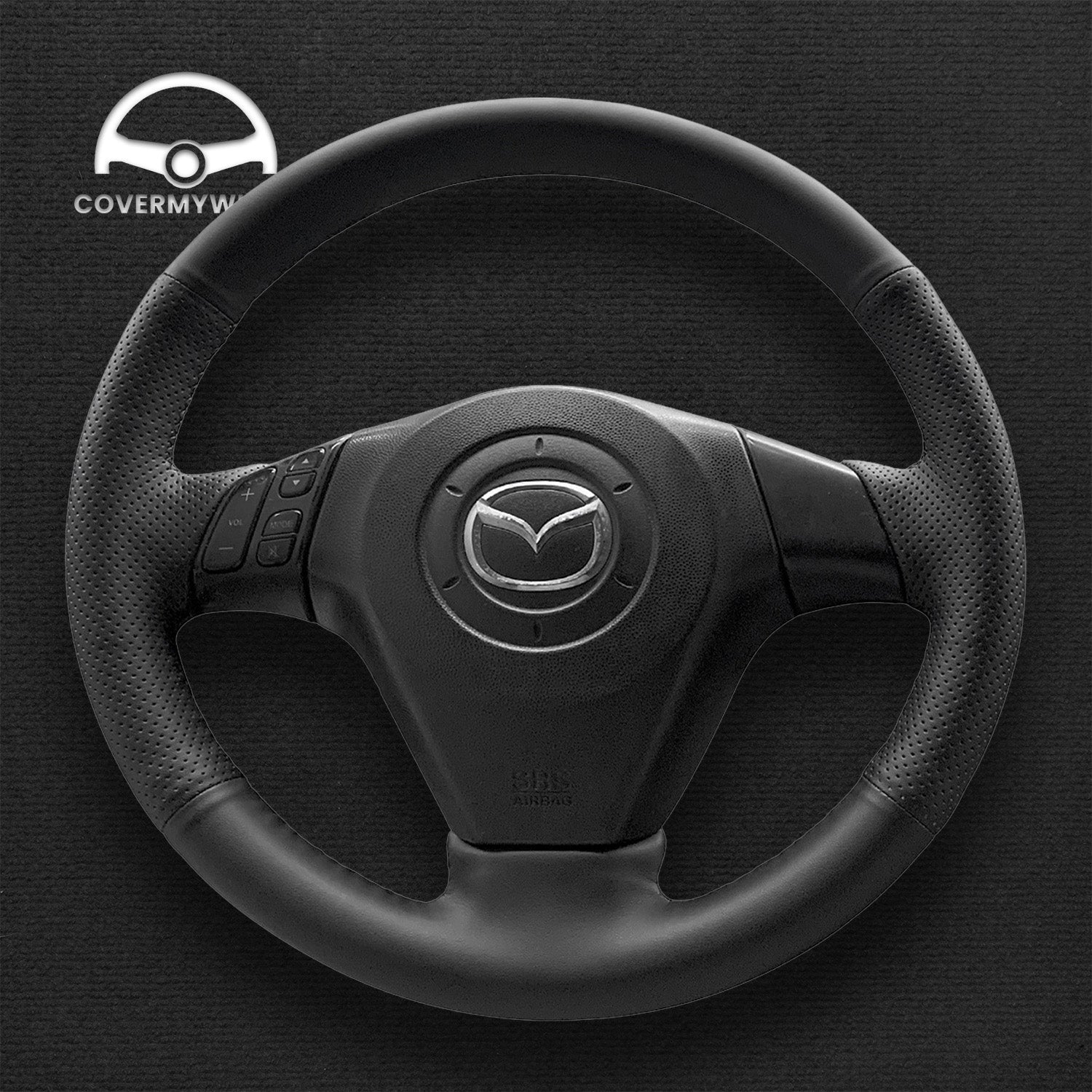 Steering Wheel Cover for Mazda 3 Axela 5 6 Atenza 2003–2010 Cover My Wheel