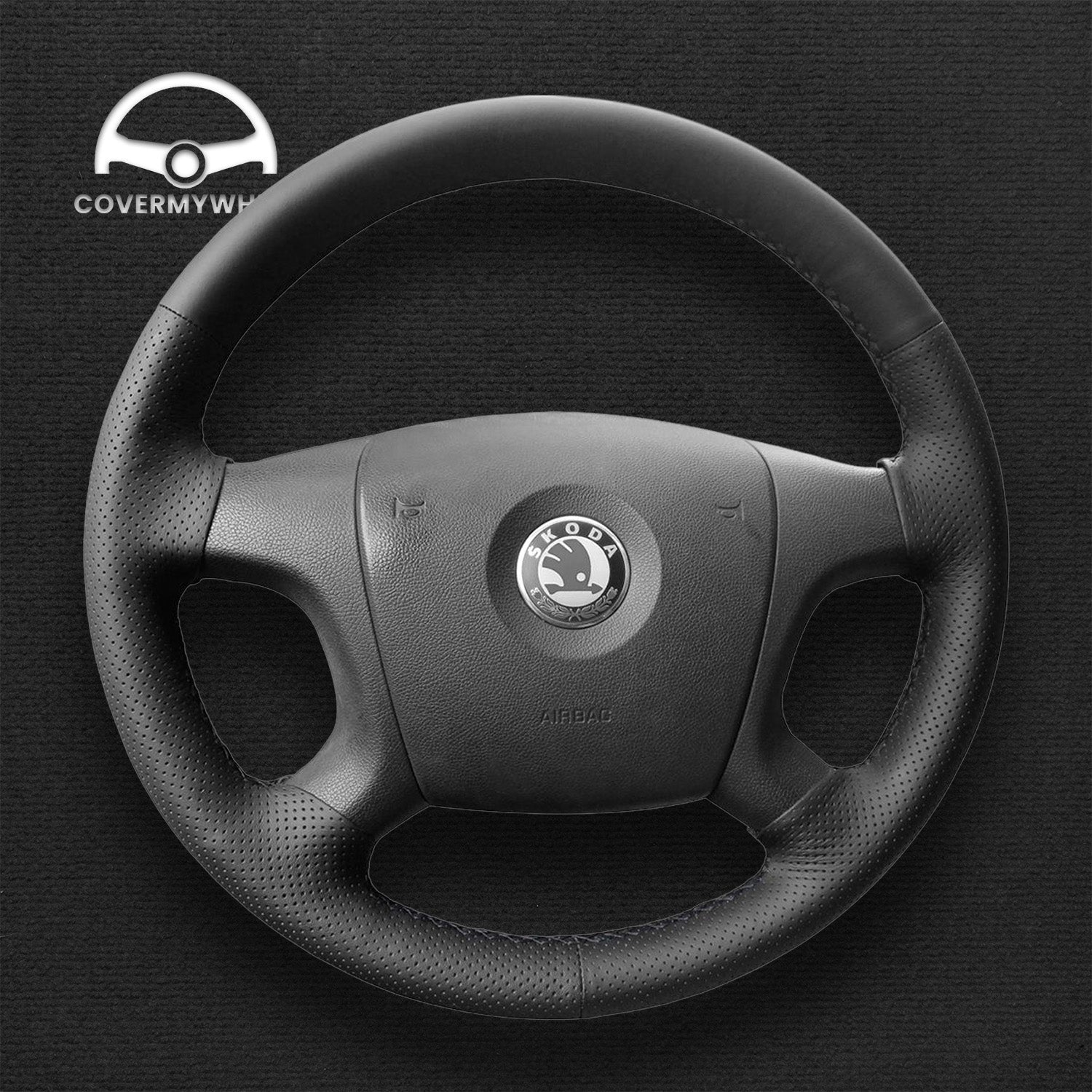Steering Wheel Cover for Skoda Fabia Octavia Roomster Superb 2004–2009 Cover My Wheel