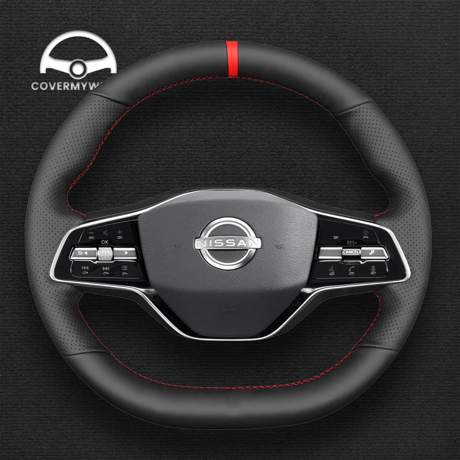 Steering Wheel Cover for Nissan Ariya 2023-2024 Cover My Wheel