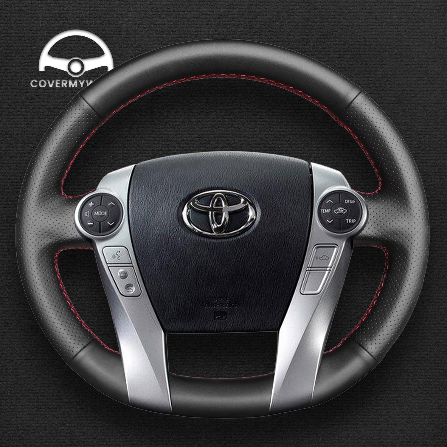 Steering Wheel Cover for Toyota Prius Prius+ Prius C Prius V Aqua 2009-2020 Cover My Wheel
