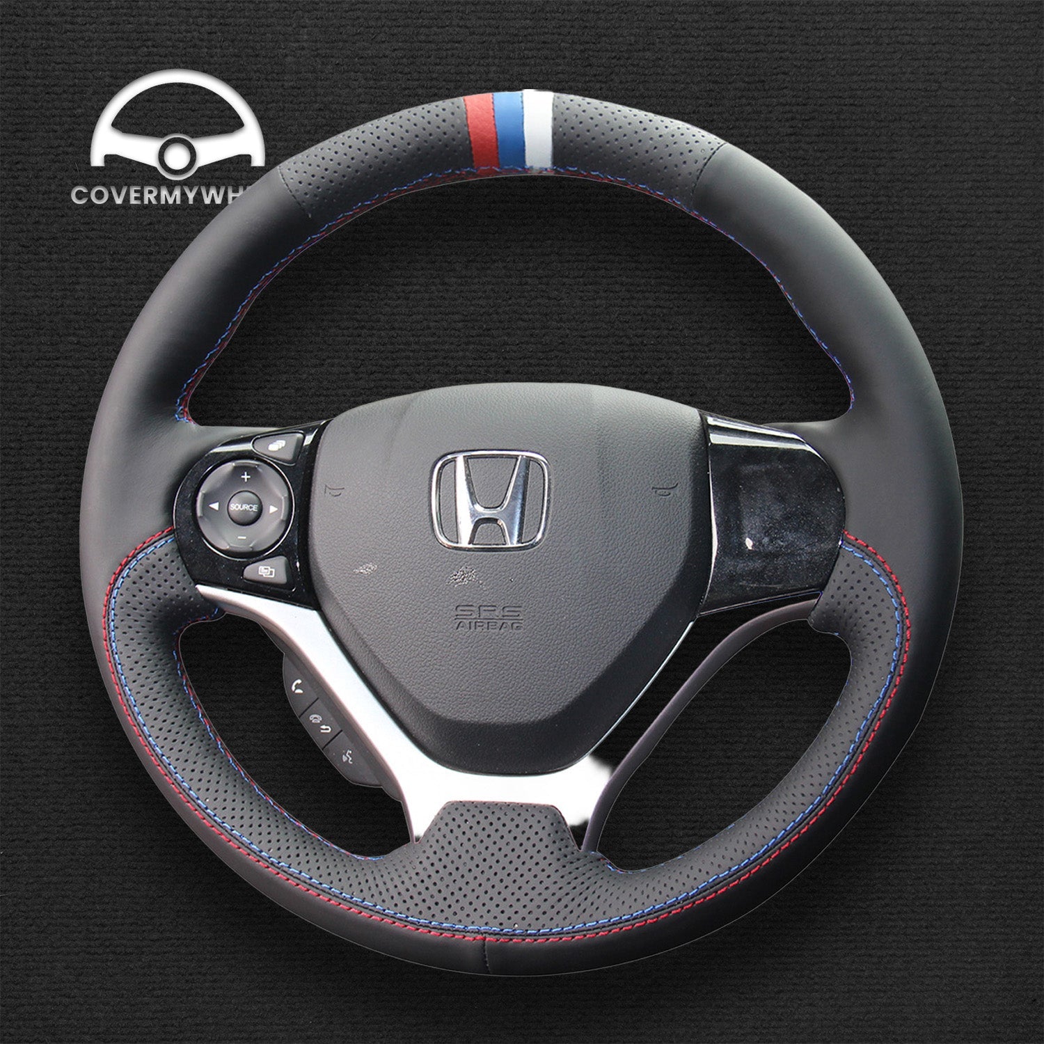 Steering Wheel Cover for Honda Civic 9 2012-2015 Cover My Wheel