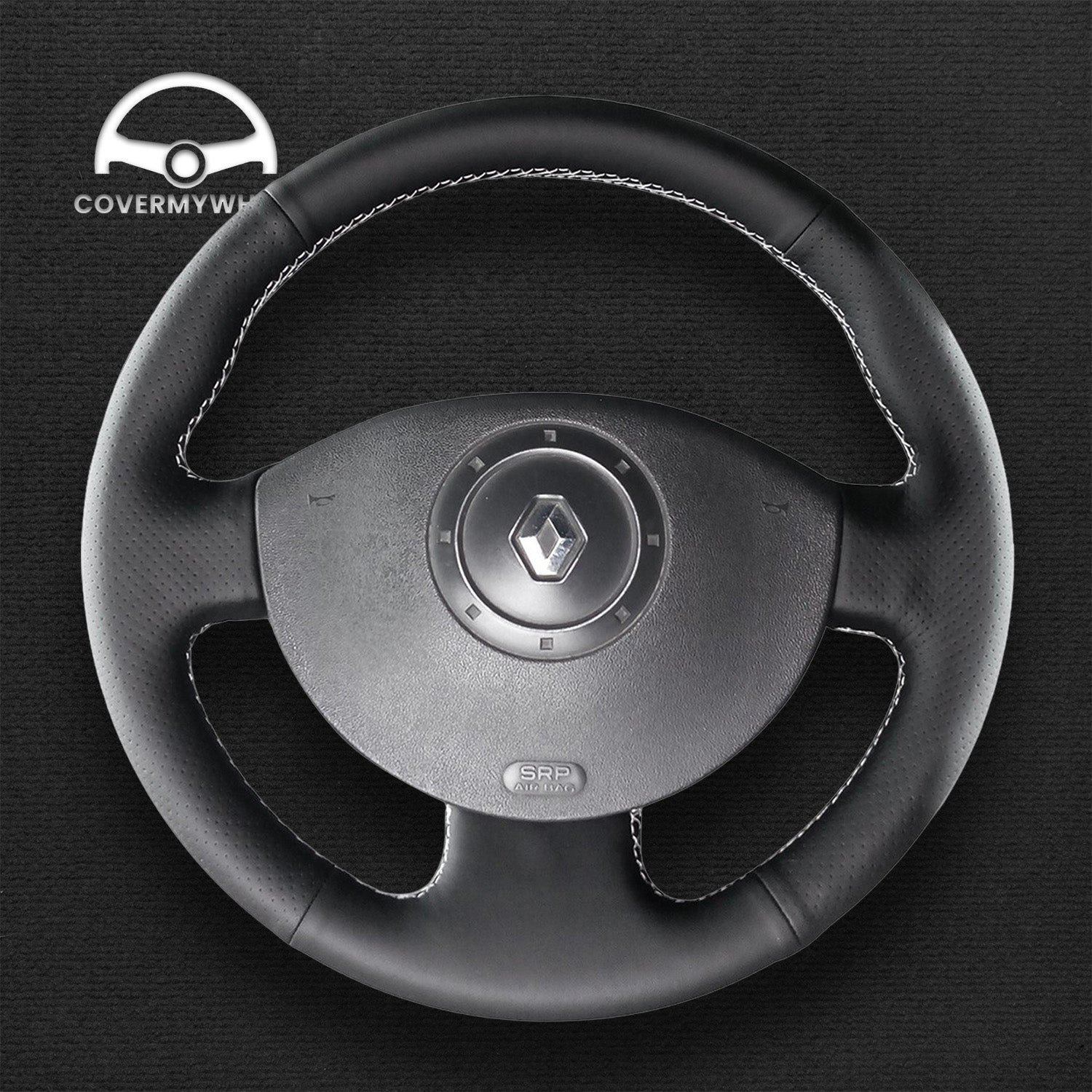 Steering Wheel Cover for Renault Mégane II 2002–2009 Scénic II 2003–2009 Kangoo II 2008–2013
