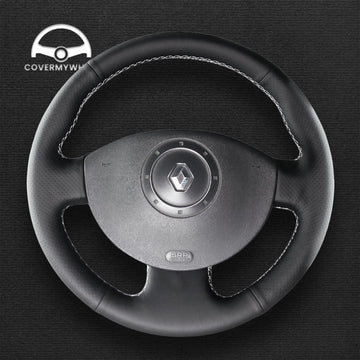 Steering Wheel Cover for Renault Mégane II 2002–2009 Scénic II 2003–2009 Kangoo II 2008–2013
