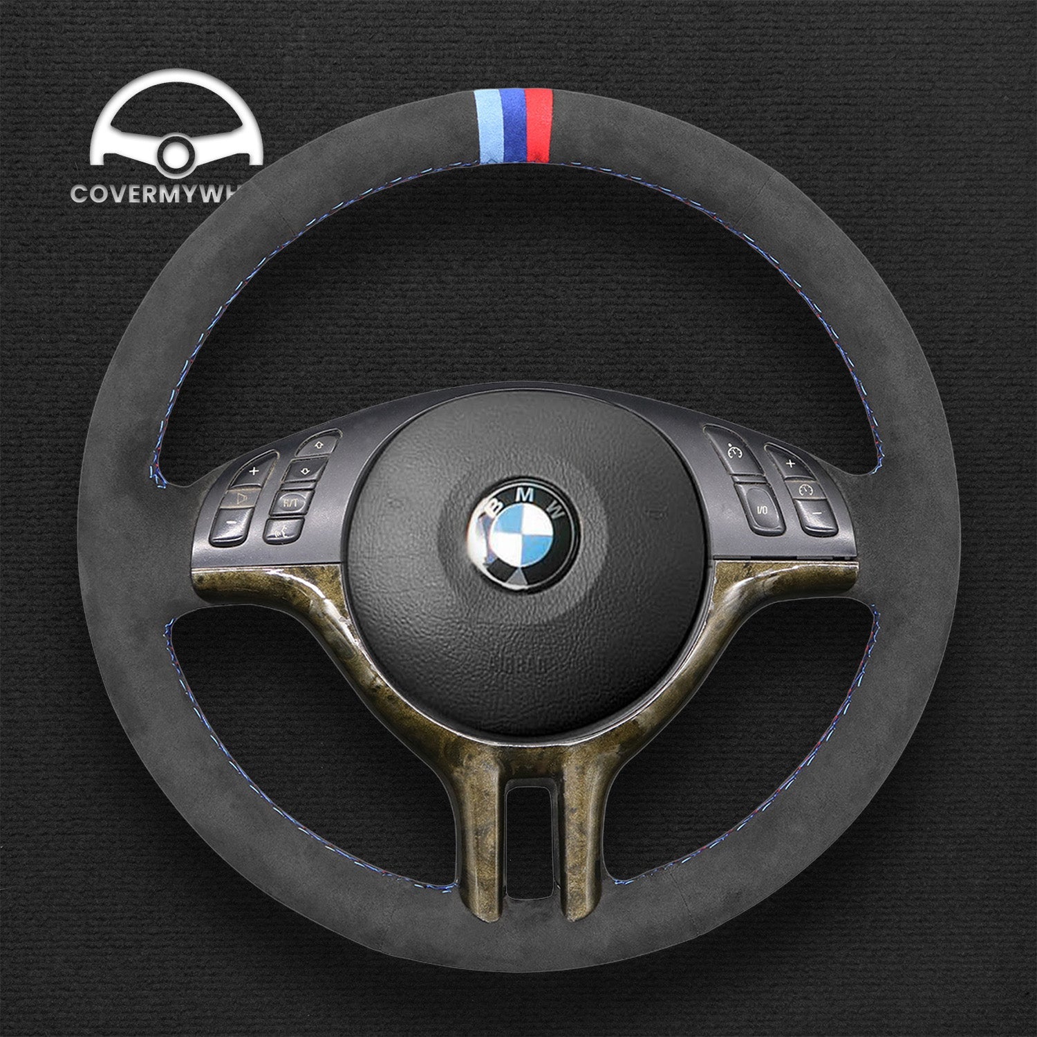 Steering Wheel Cover for BMW E46 E46 E39  X5 E53  Z3 E36/7  Z3 E36/8 Cover My Wheel