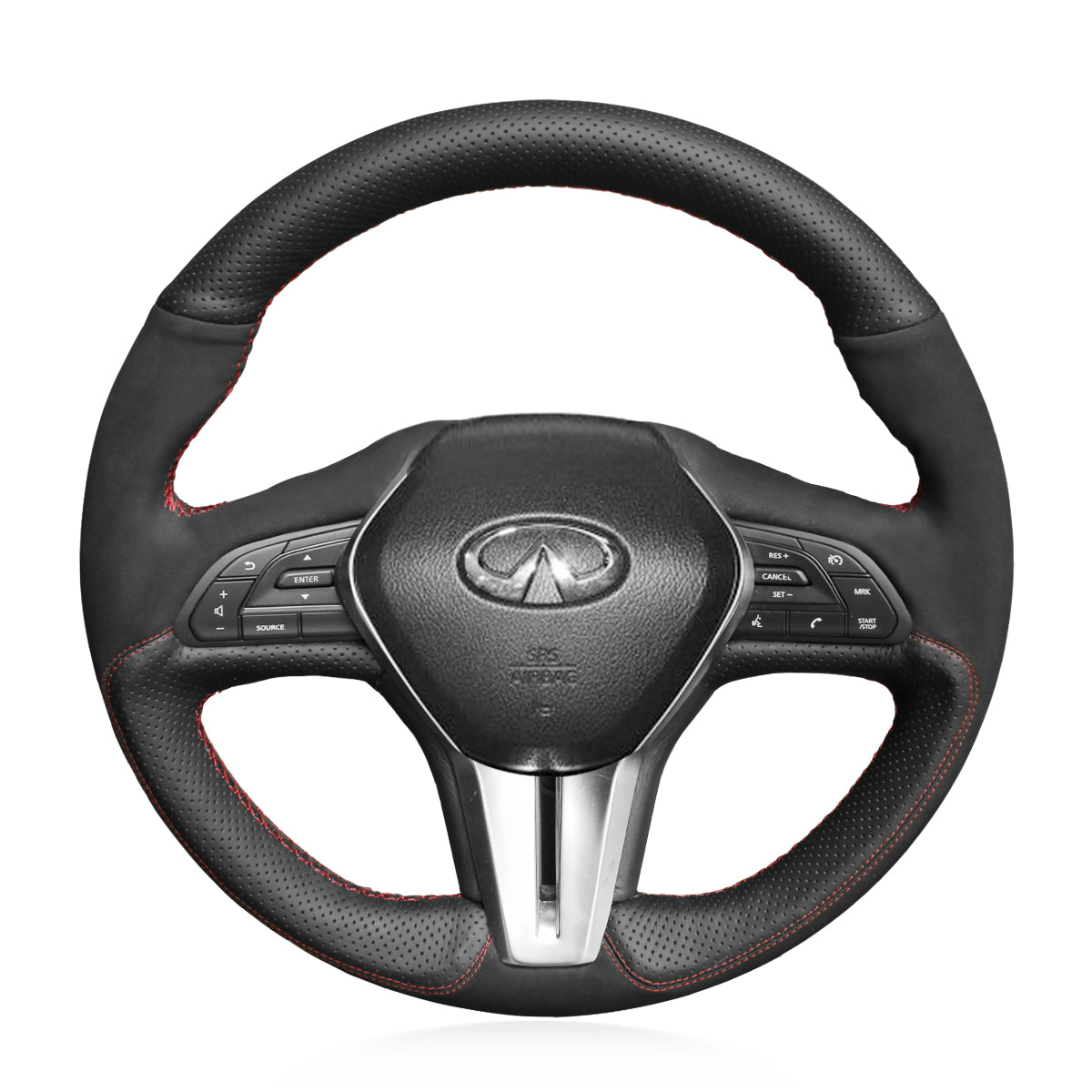Steering Wheel Cover for Infiniti Q50 Q60 QX50 2016-2022 Cover My Wheel