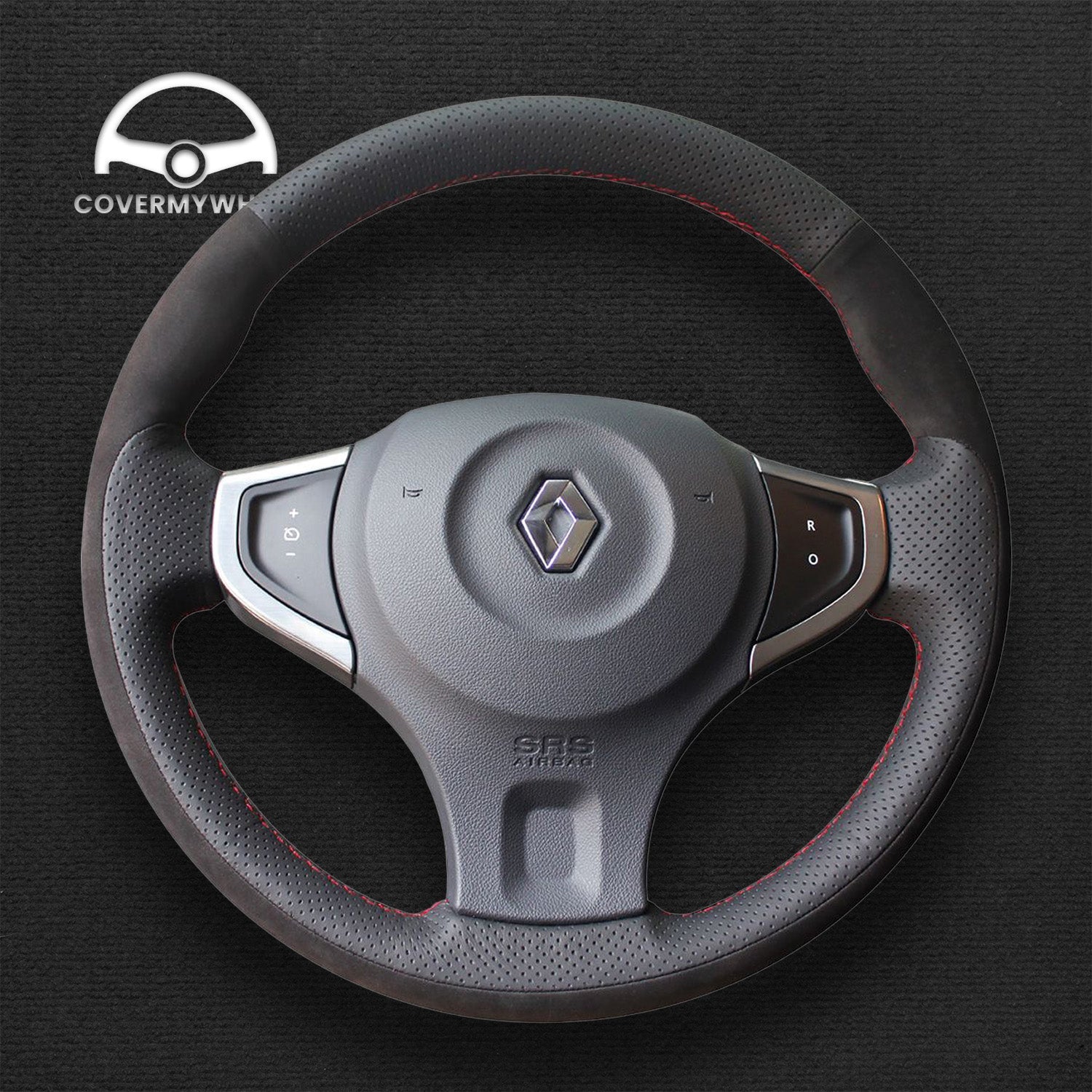 Steering Wheel Cover for Renault Koleos 2007–2015 Samsung QM5 2007–2014 Cover My Wheel