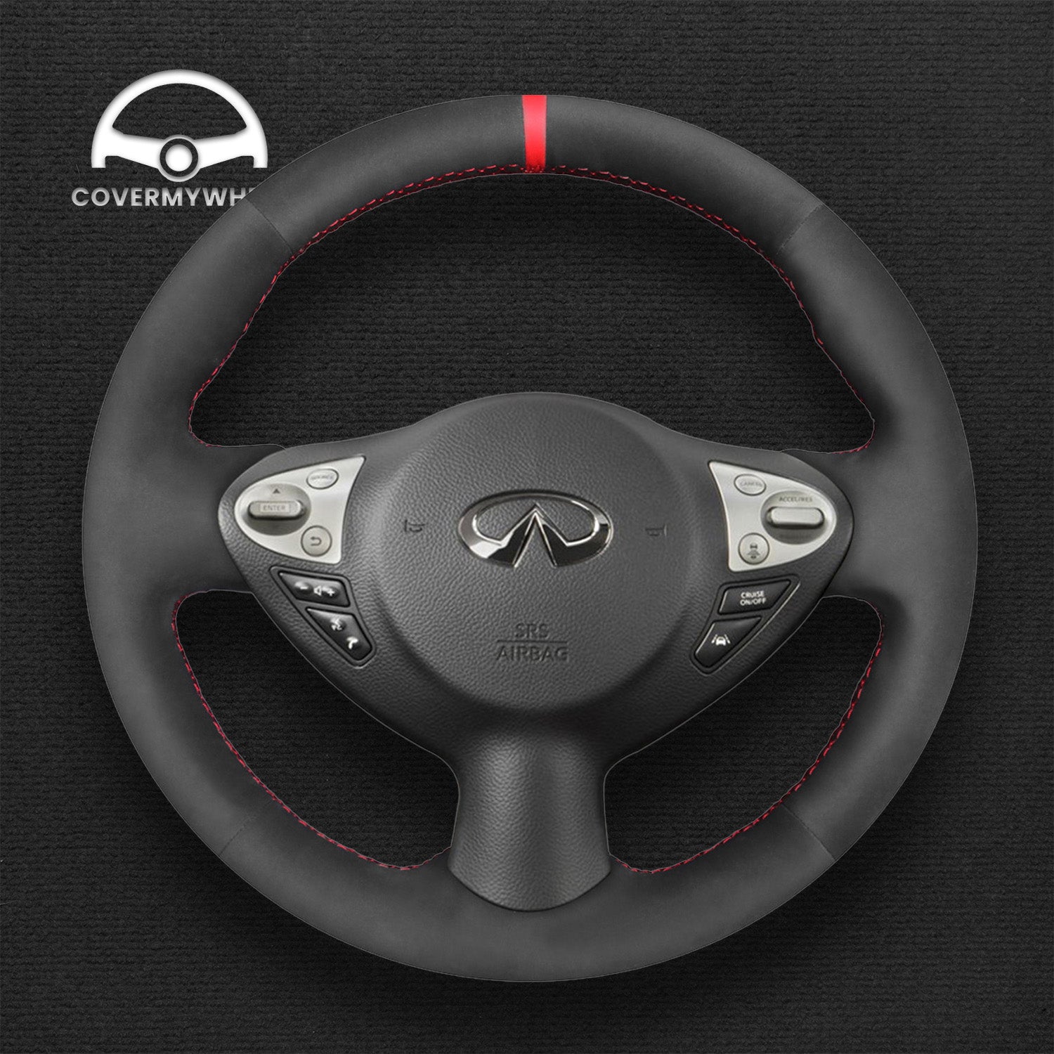 Steering Wheel Cover for Nissan Juke 370Z Note 2009–2020
