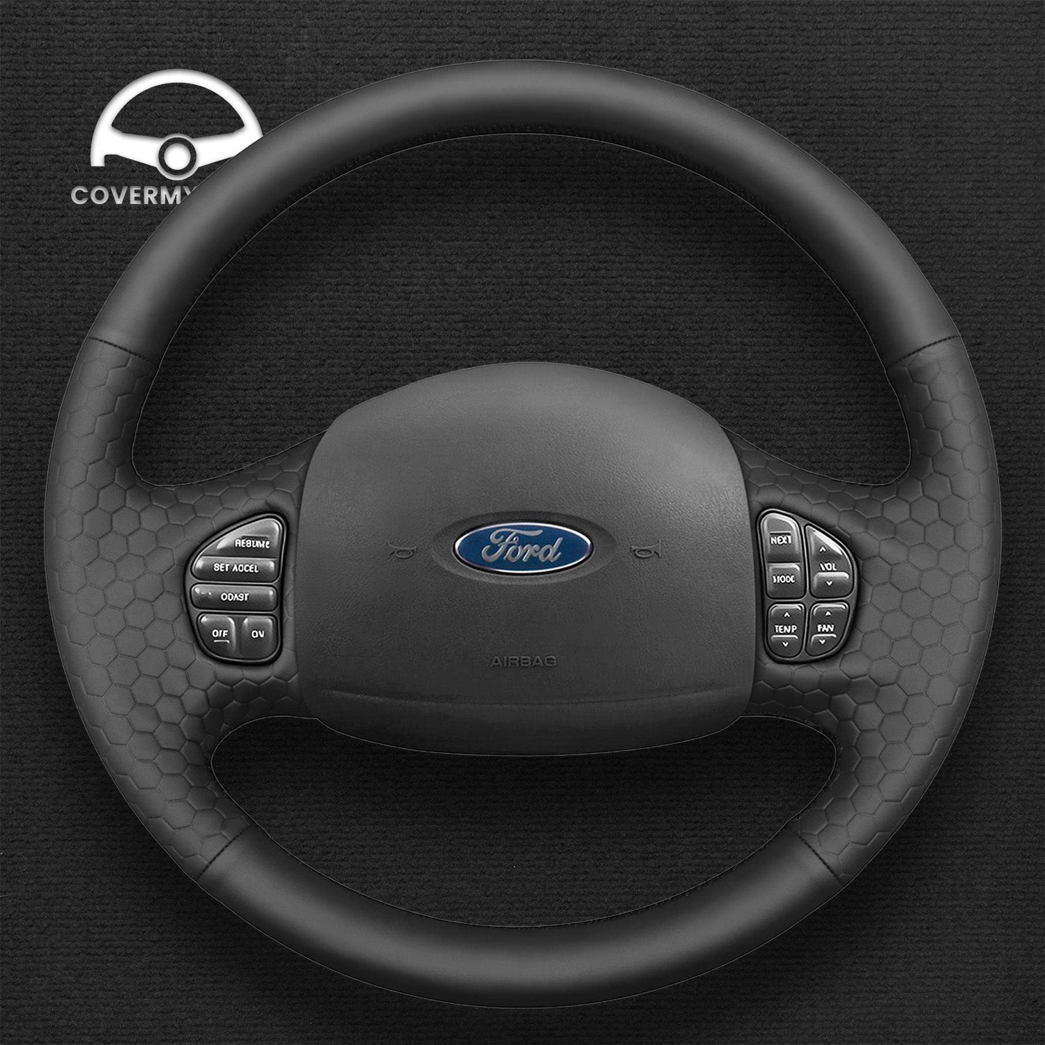 Steering Wheel Cover for Ford F-250 F-350 F-450 F-550 2003-2007 Cover My Wheel