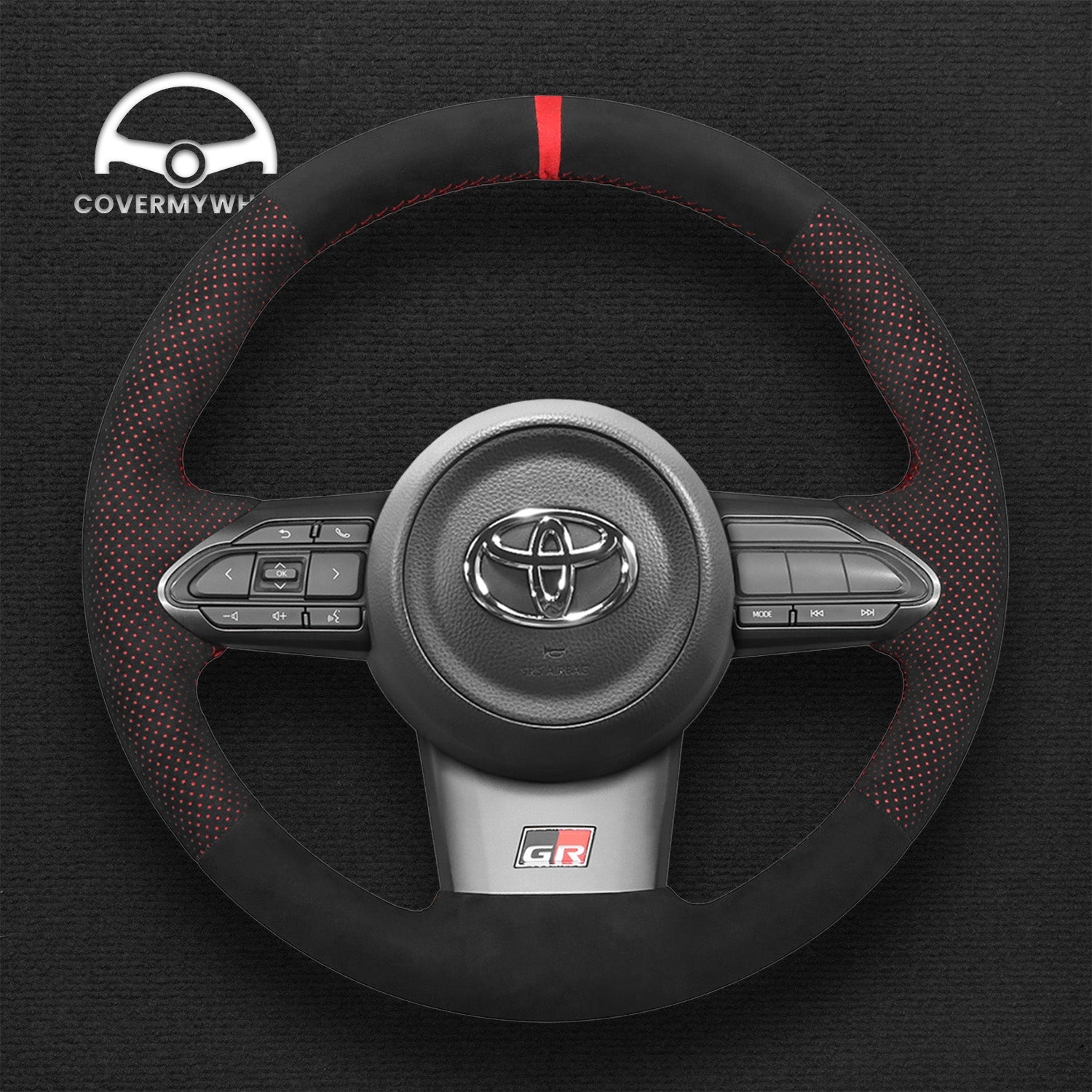 Steering Wheel Cover for Toyota Yaris GR 2020-2024 Cover My Wheel