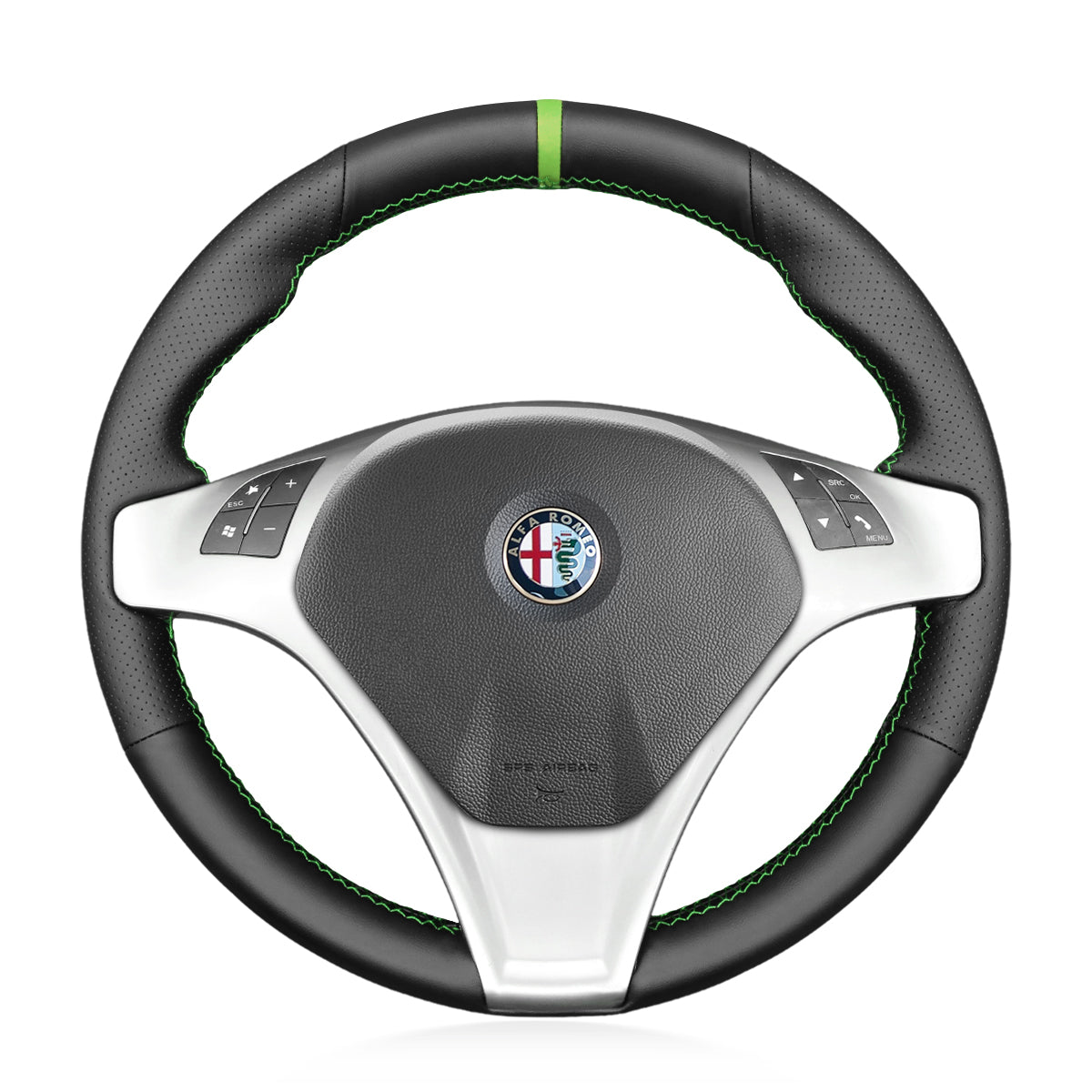 Steering Wheel Cover for Alfa Romeo Giulietta (2010–2014) & MiTo (2008–2015) Cover My Wheel