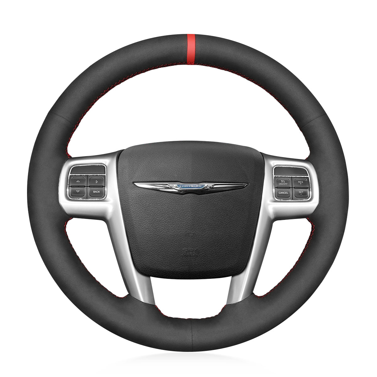 Steering Wheel Cover for Chrysler 200 300  Town & Country 2011–2016 Grand Voyager 2011–2014 Cover My Wheel