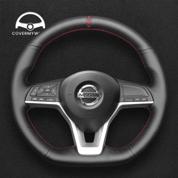 Steering Wheel Cover for Nissan Qashqai X-Trail Leaf Juke Micra Serena Altima 2017–2024