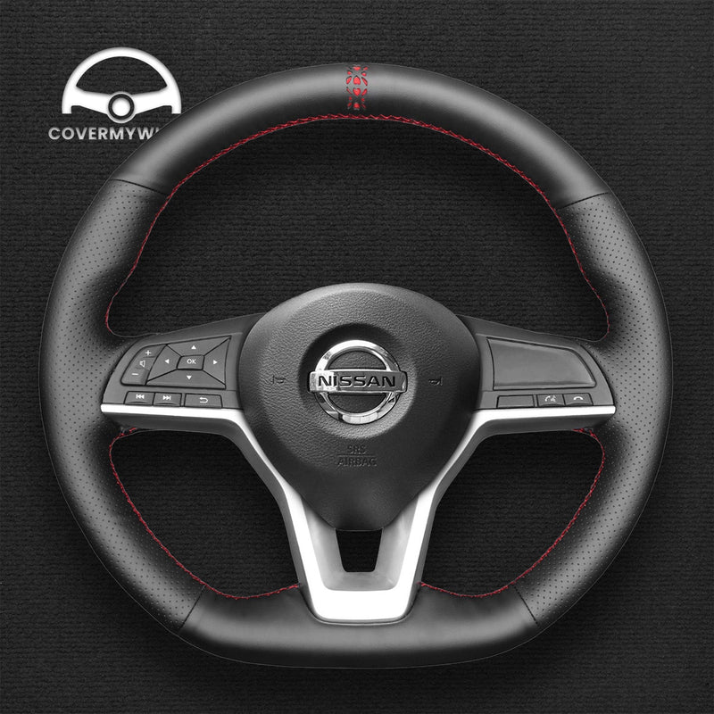 Steering Wheel Cover for Nissan Qashqai X-Trail Leaf Juke Micra Serena Altima 2017–2024 Cover My Wheel